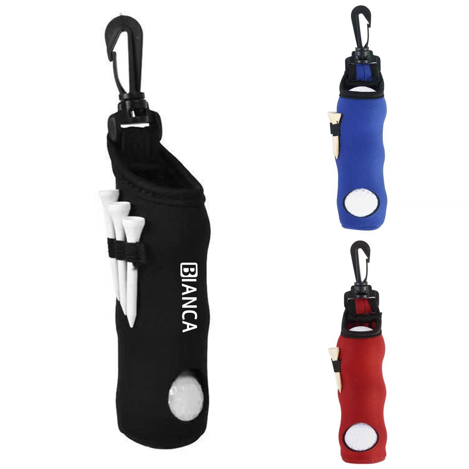 Portable Storage Bag With Golf Ball 3 Tees