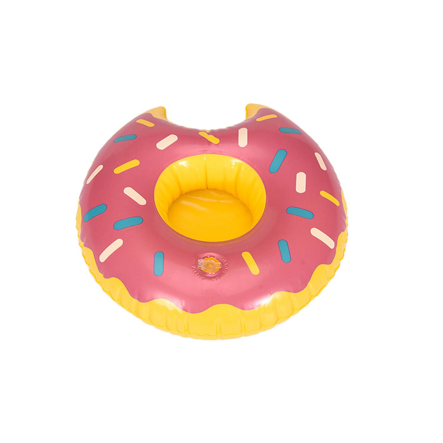 Donut-Shaped Inflatable Drink Holder for Pool - Image 4