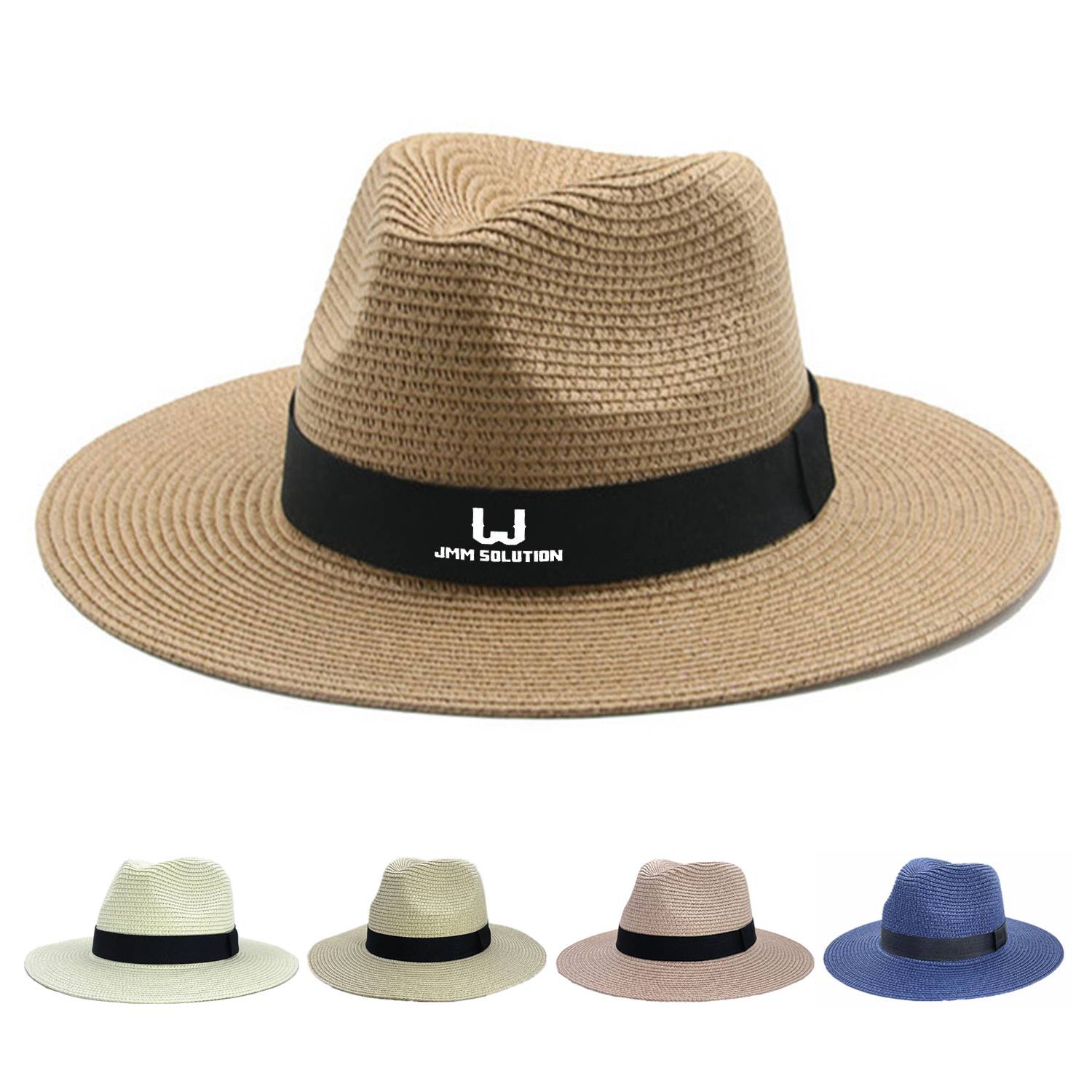 Women Wide Brim Straw Sun Hat