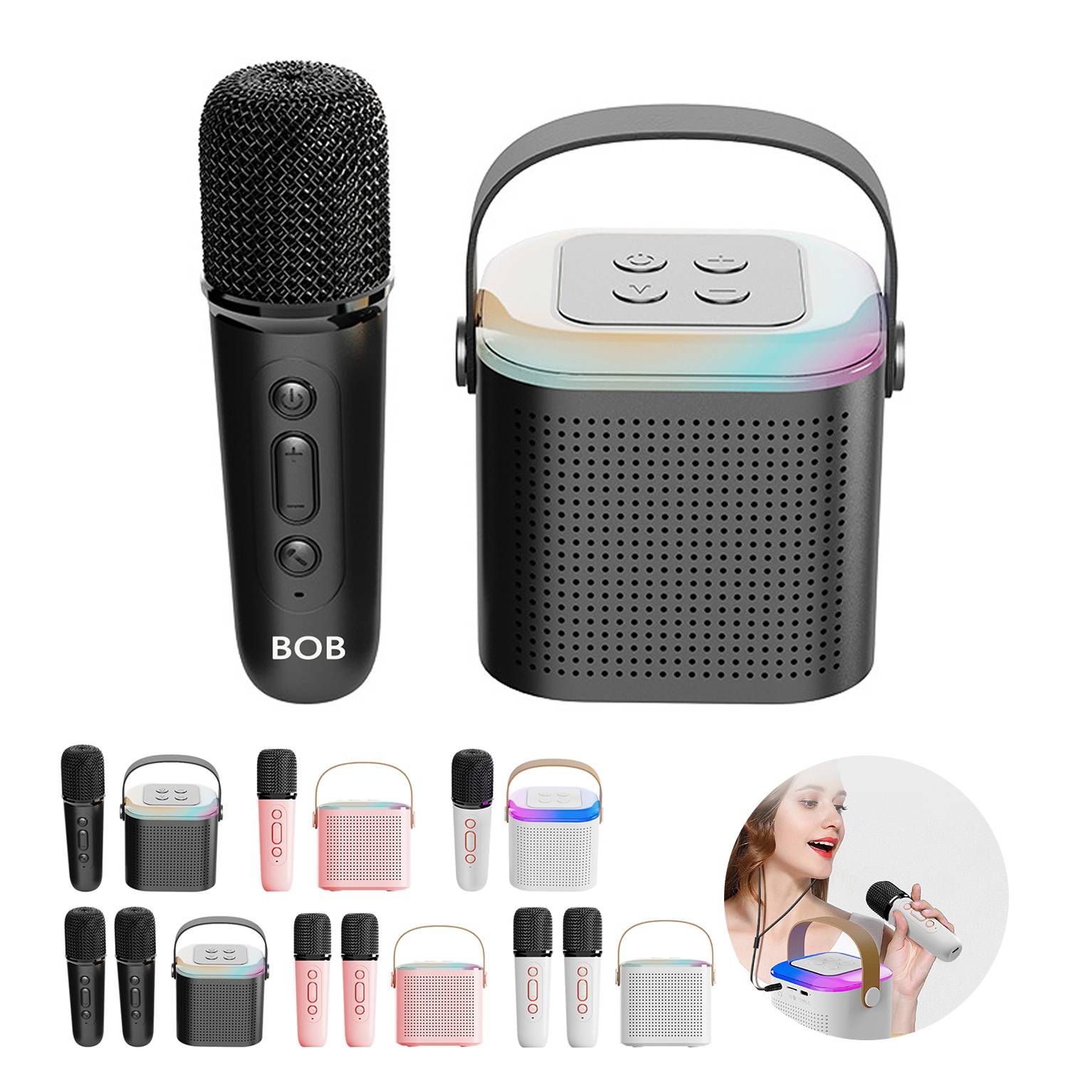 Portable Microphone and Speaker Integrated Device