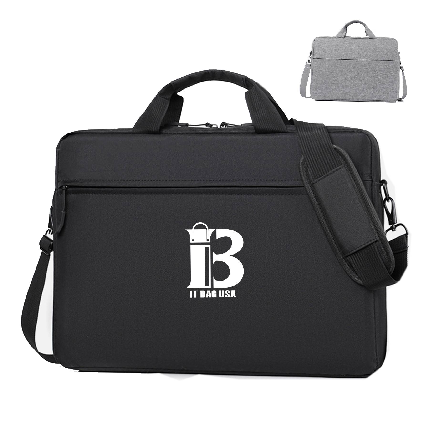 Polyester Laptop Classic Slim Briefcase Crossbody Bag