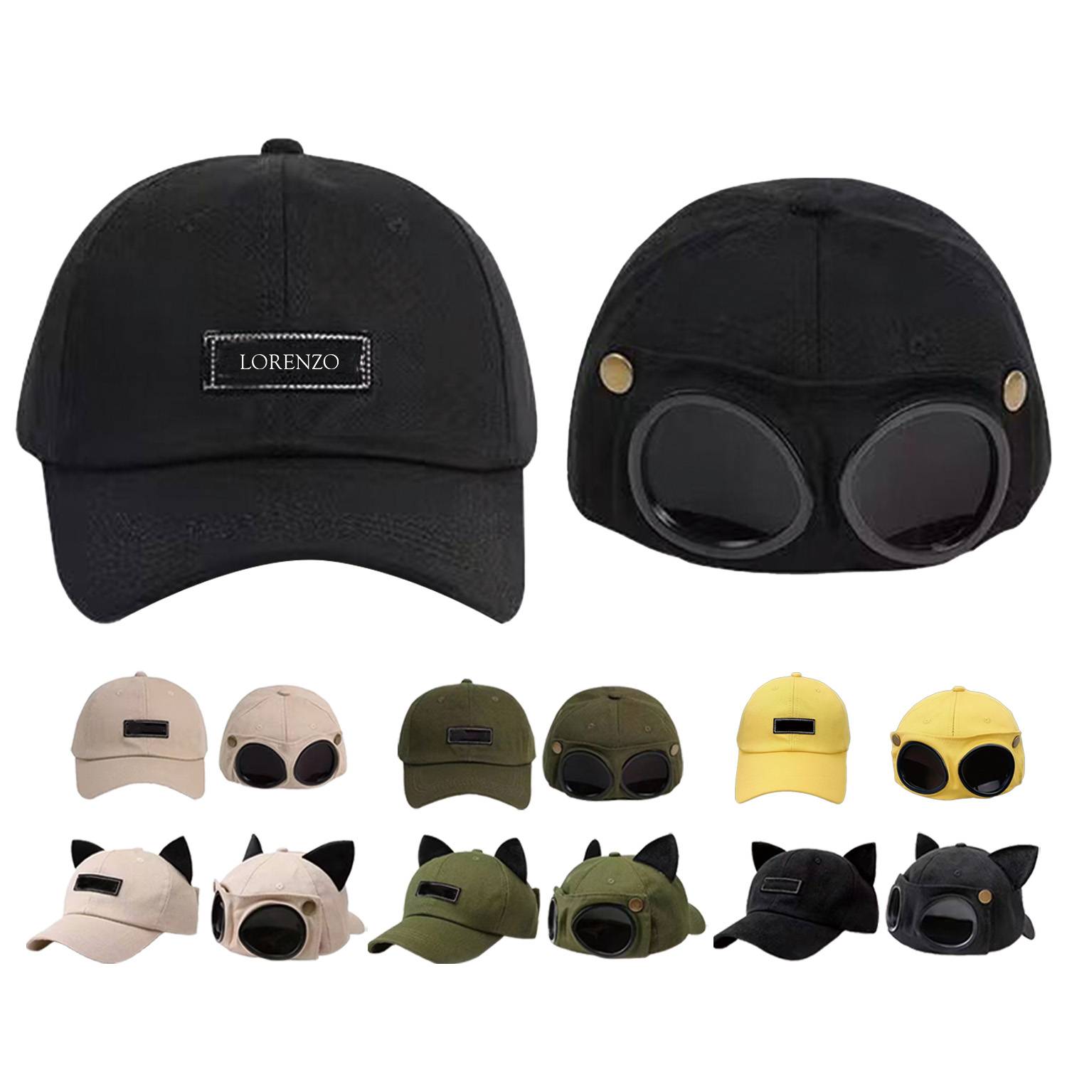 Glasses Peaked Cap Baseball