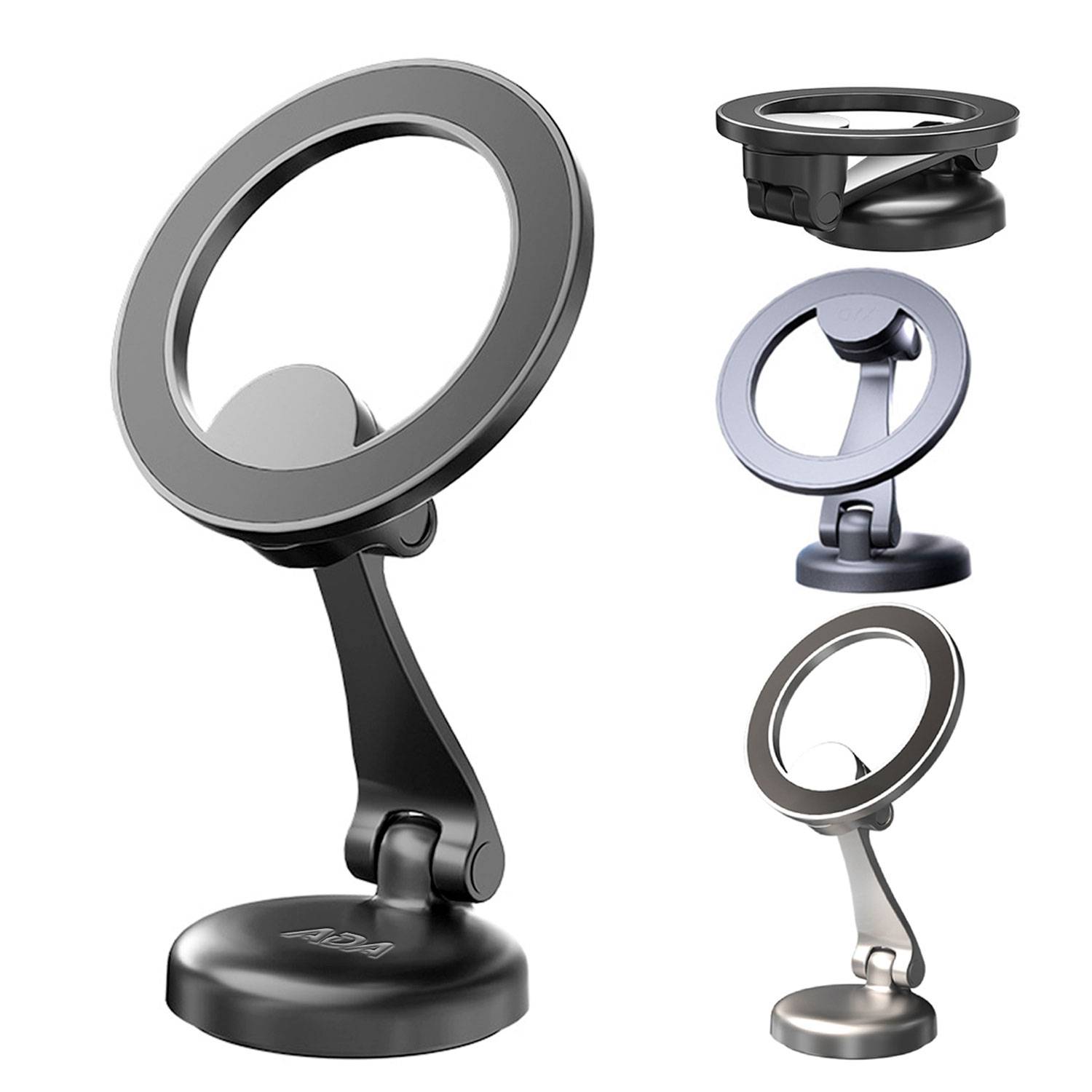 360 Degree Rotating Foldable Magnetic Car Phone Stand