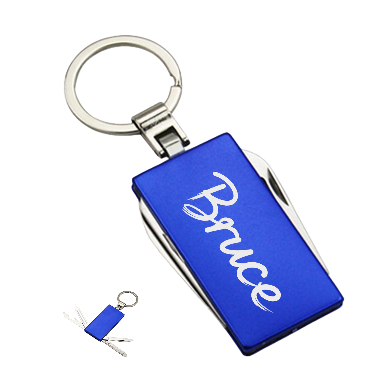 Outdoor Stainless Steel Folding Knife Keychain