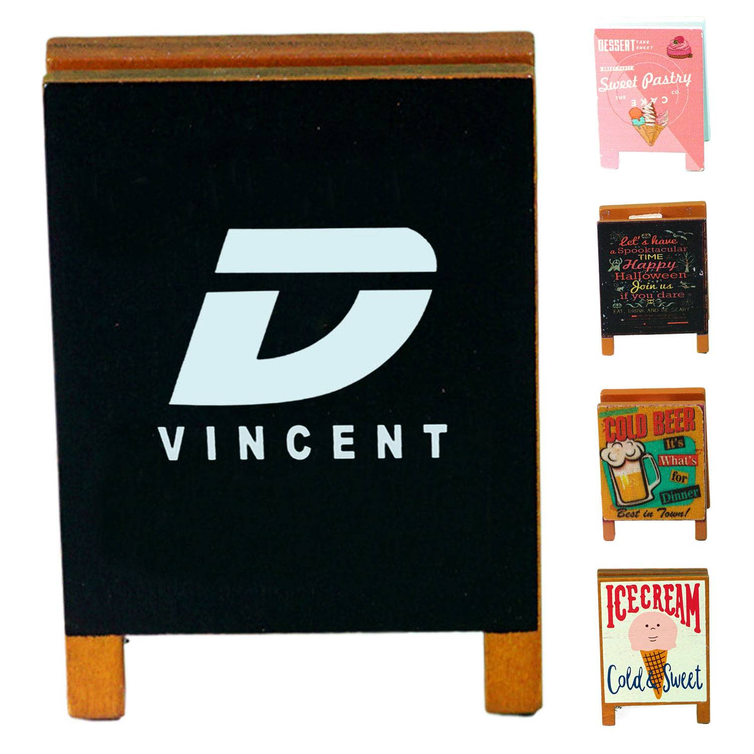 Mini Wooden Vintage Photography Sign Desk Decor