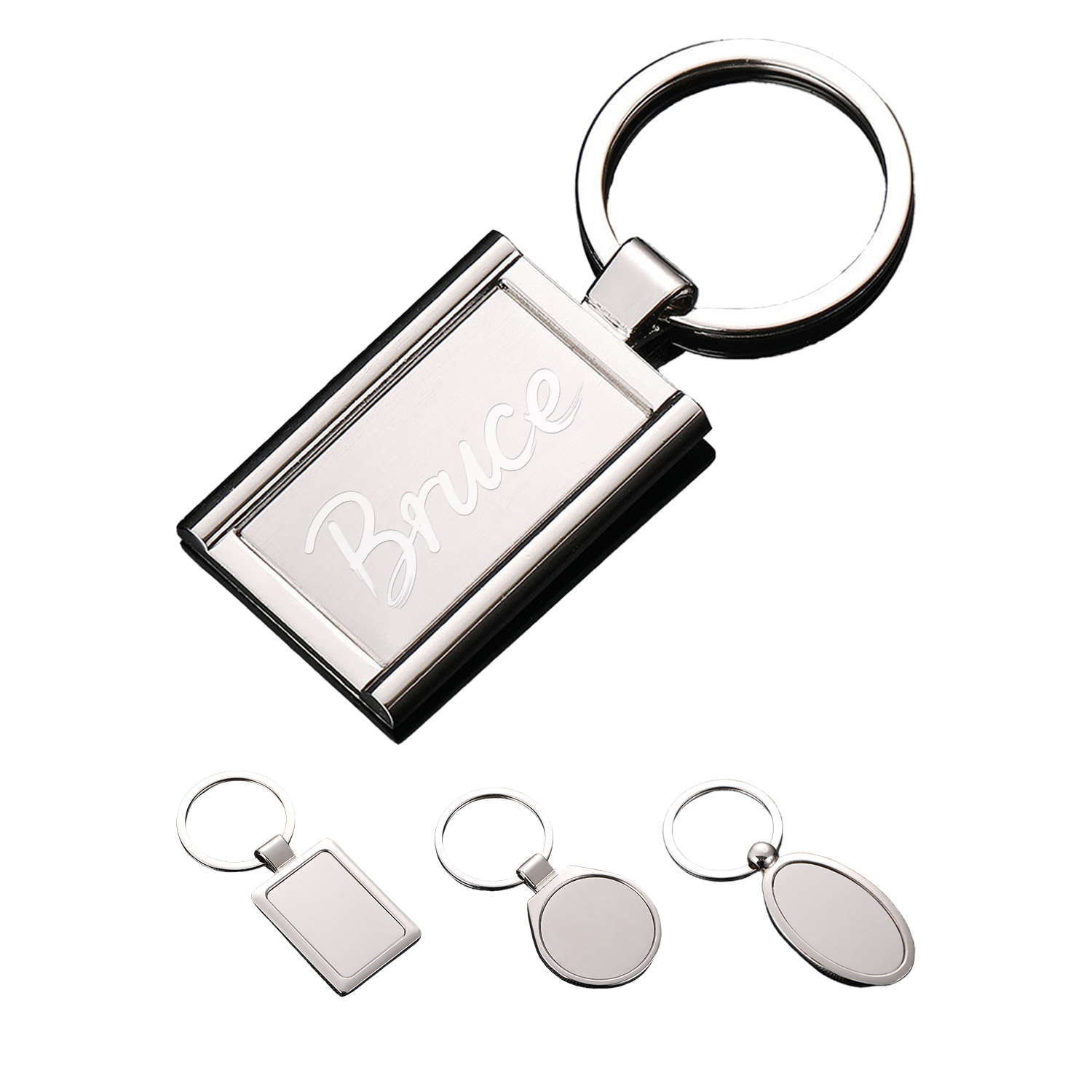 Zinc Alloy Car Keychain