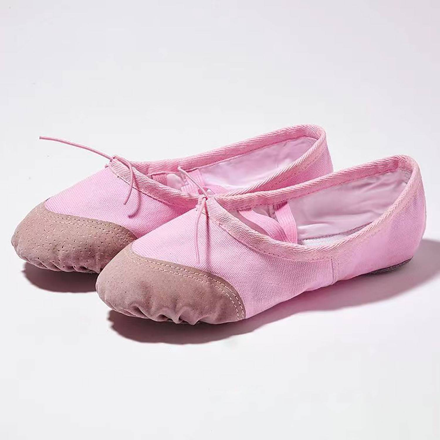 Canvas Ballet Shoes W/ Leather Toe - Image 5
