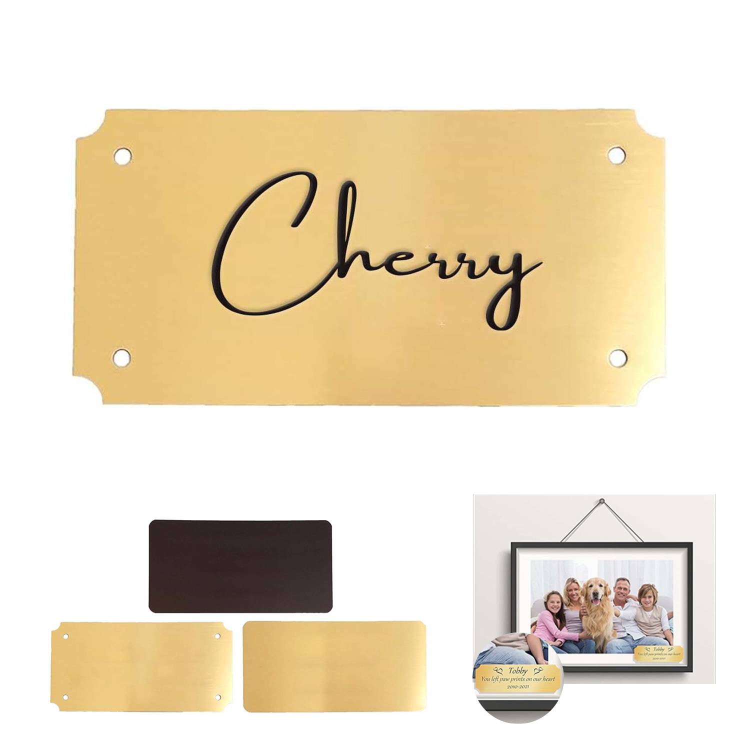 Customized Engraved Brass Sign