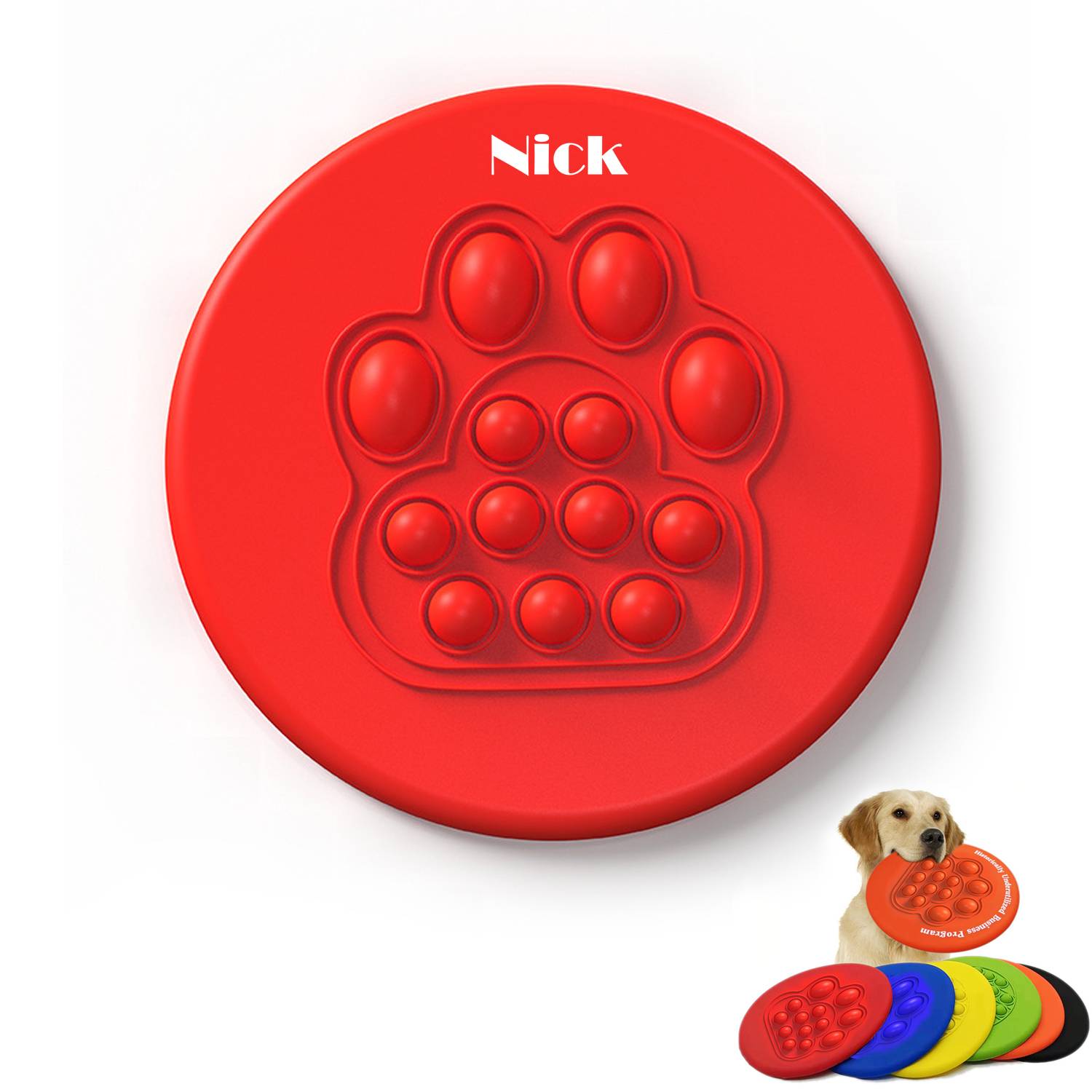 Rubber Pet Flying Disc