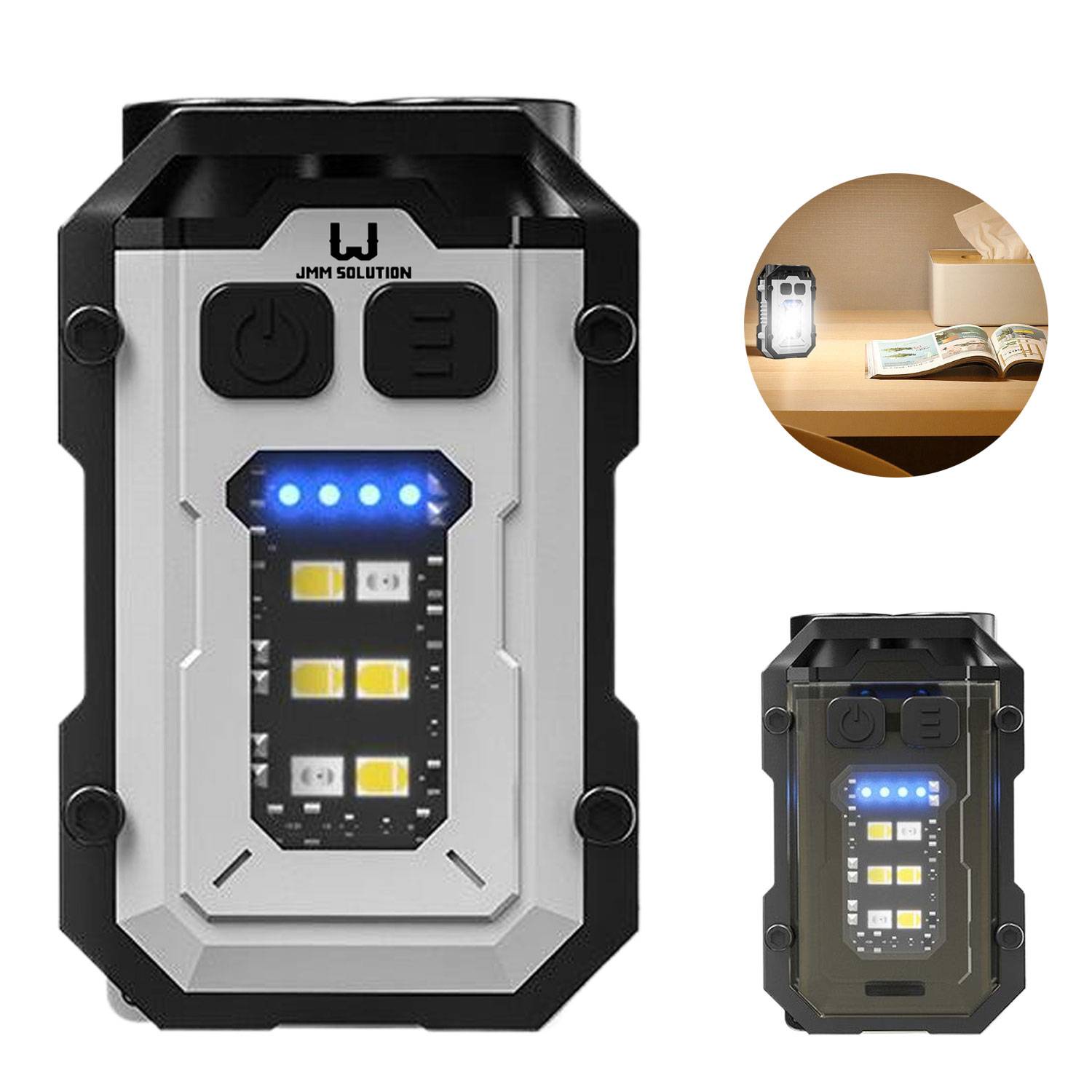 Multi Function ABS Keychain Flashlight for Outdoor