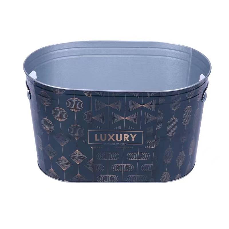 Oval Ice Bucket Cooler Beverage Tub - Image 3