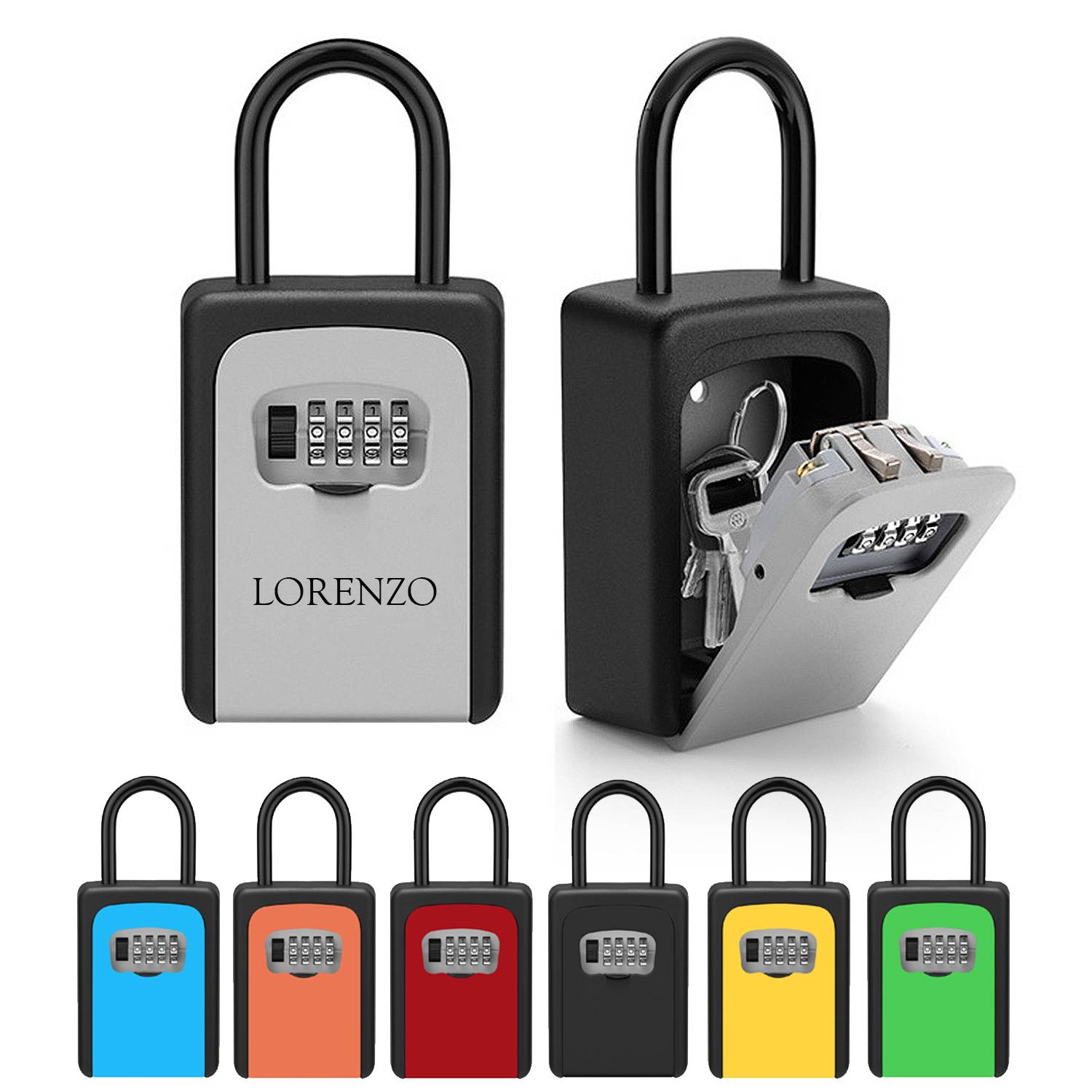 Portable Password Key Combination Lock Box