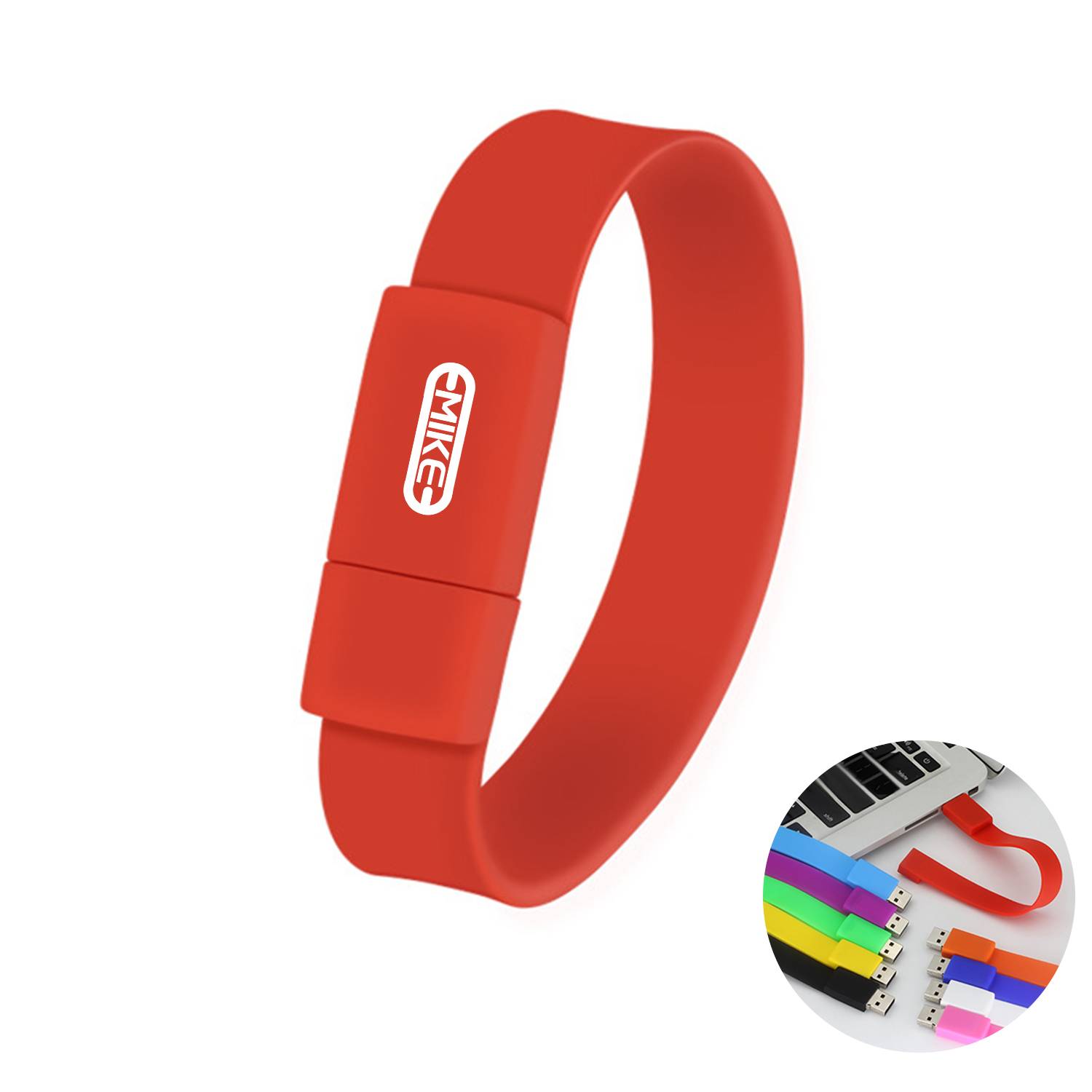 Wristband-Style USB Flash Drive