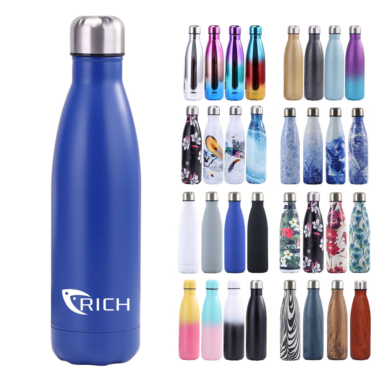 17 OZ. Bullet Shape Insulated Stainless Steel Bottle