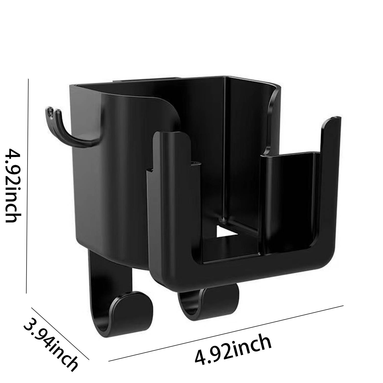 Car Back Seat Phone Stand Cup Holder w/ Hook - Image 4