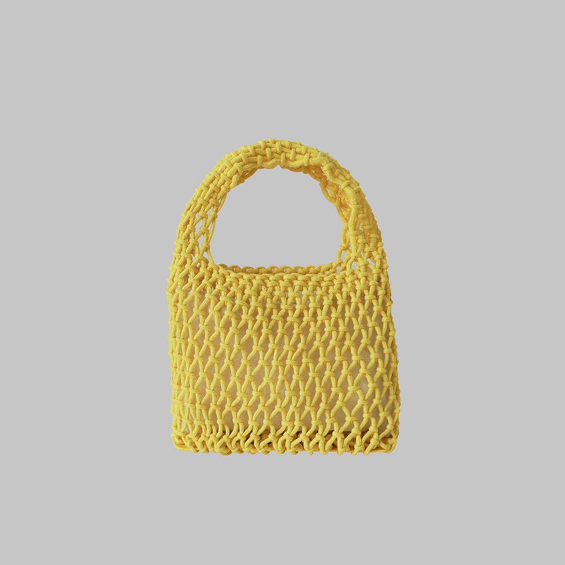 Women Cotton Beach Woven Mini Handbag - Image 5
