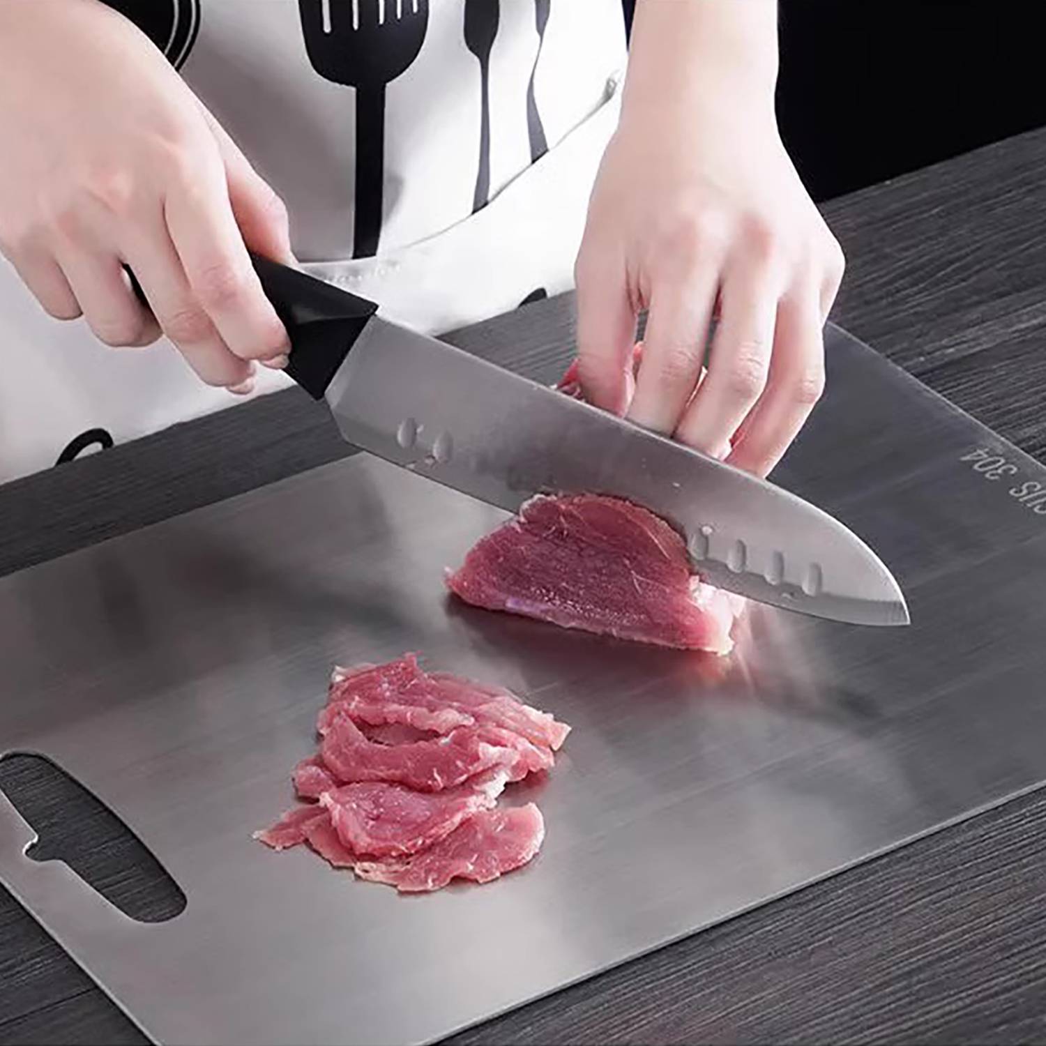 Stainless Steel Antibacterial Cutting Board - Image 5