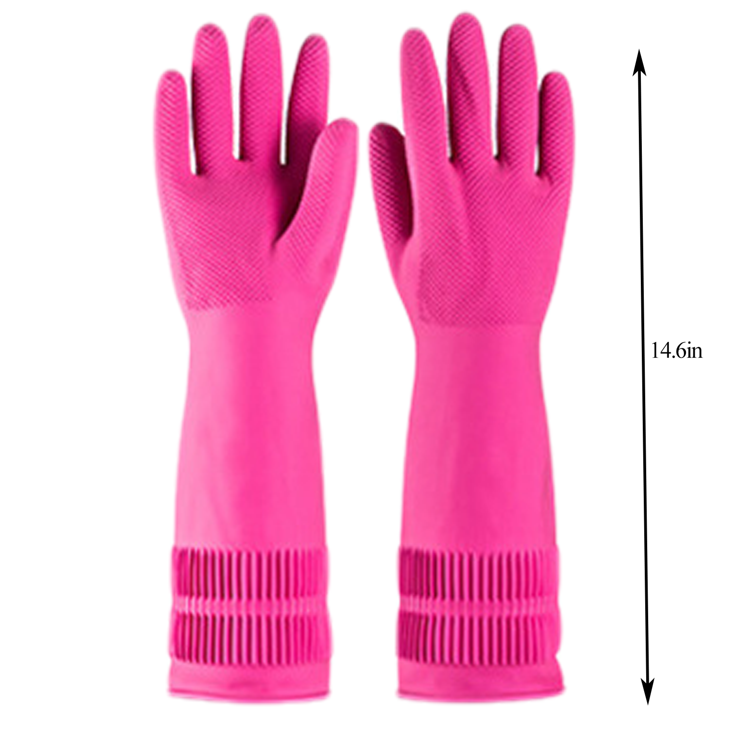 Waterproof Rubber Gloves for Household Cleaning - Image 3