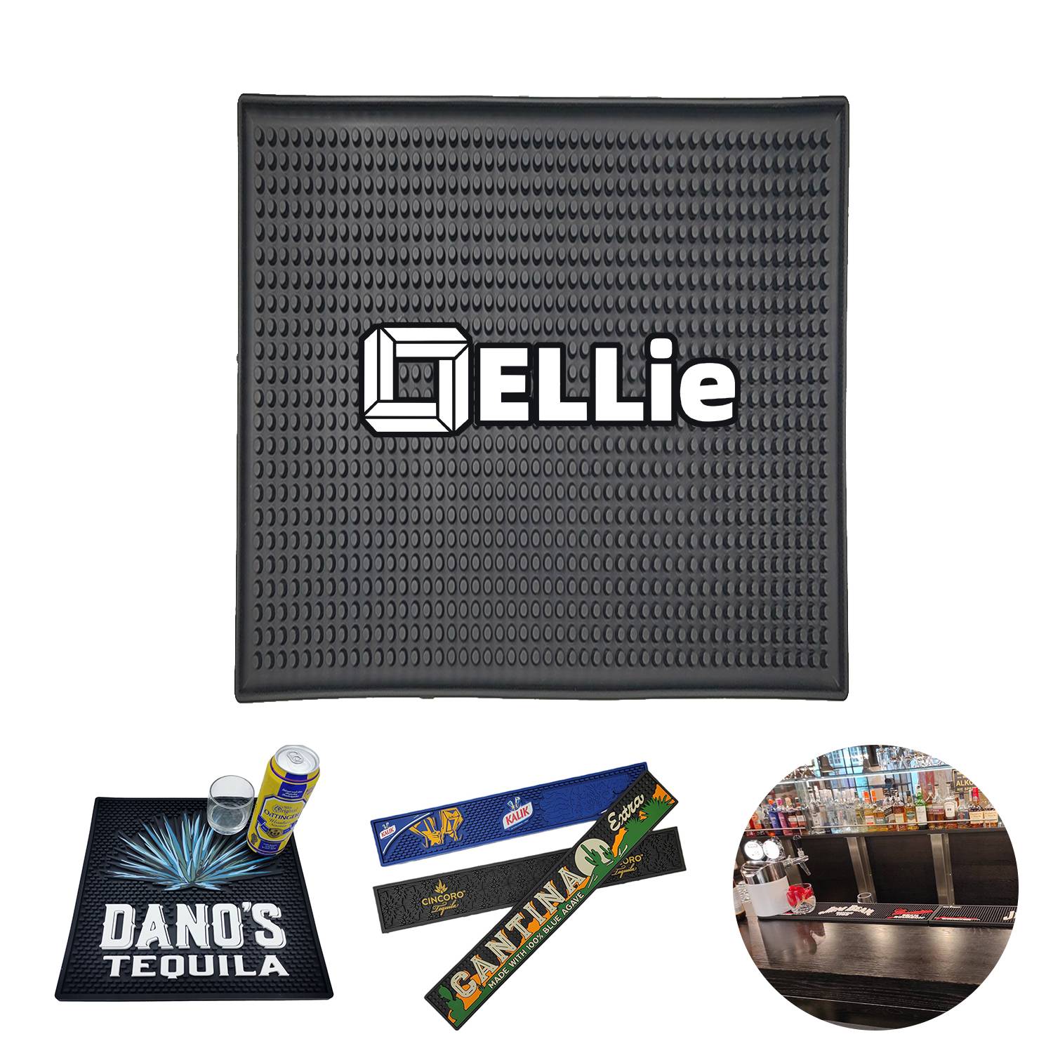 Heavy Duty Vinyl Bar Counter Rail Mat