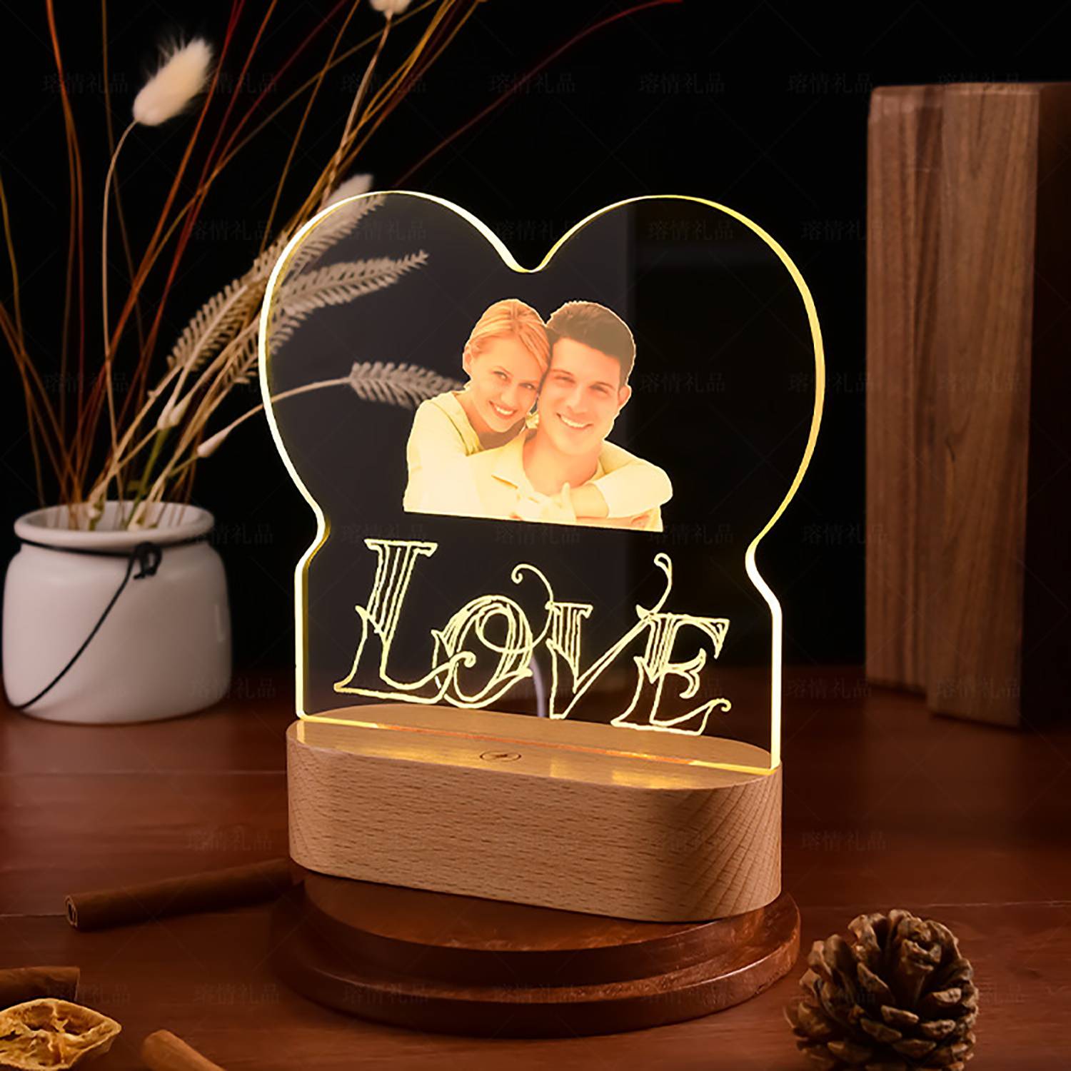 Customized Acrylic LED Night Light Ornament - Image 6