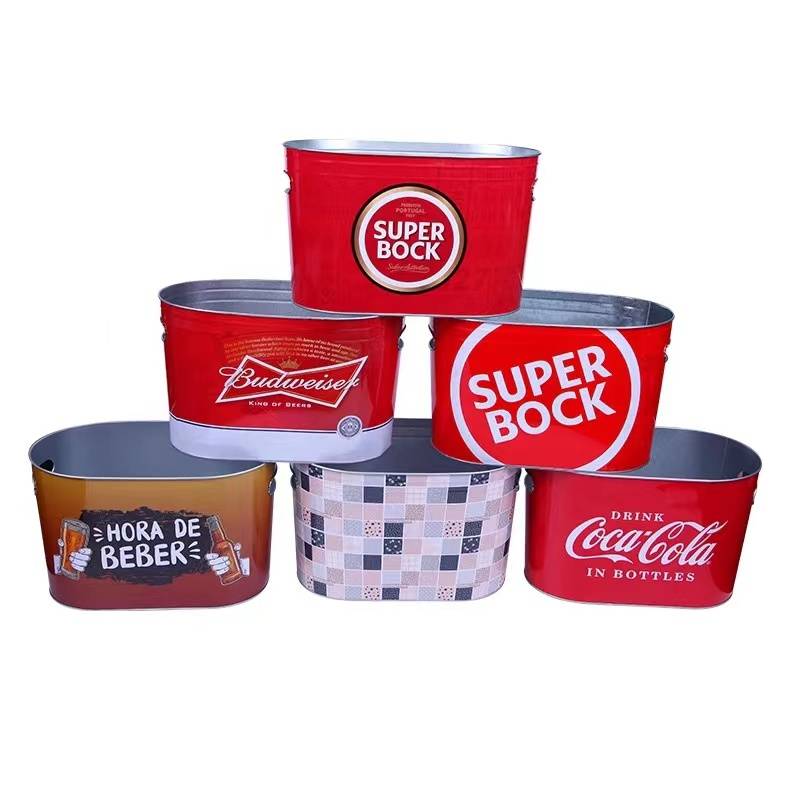 Oval Ice Bucket Cooler Beverage Tub