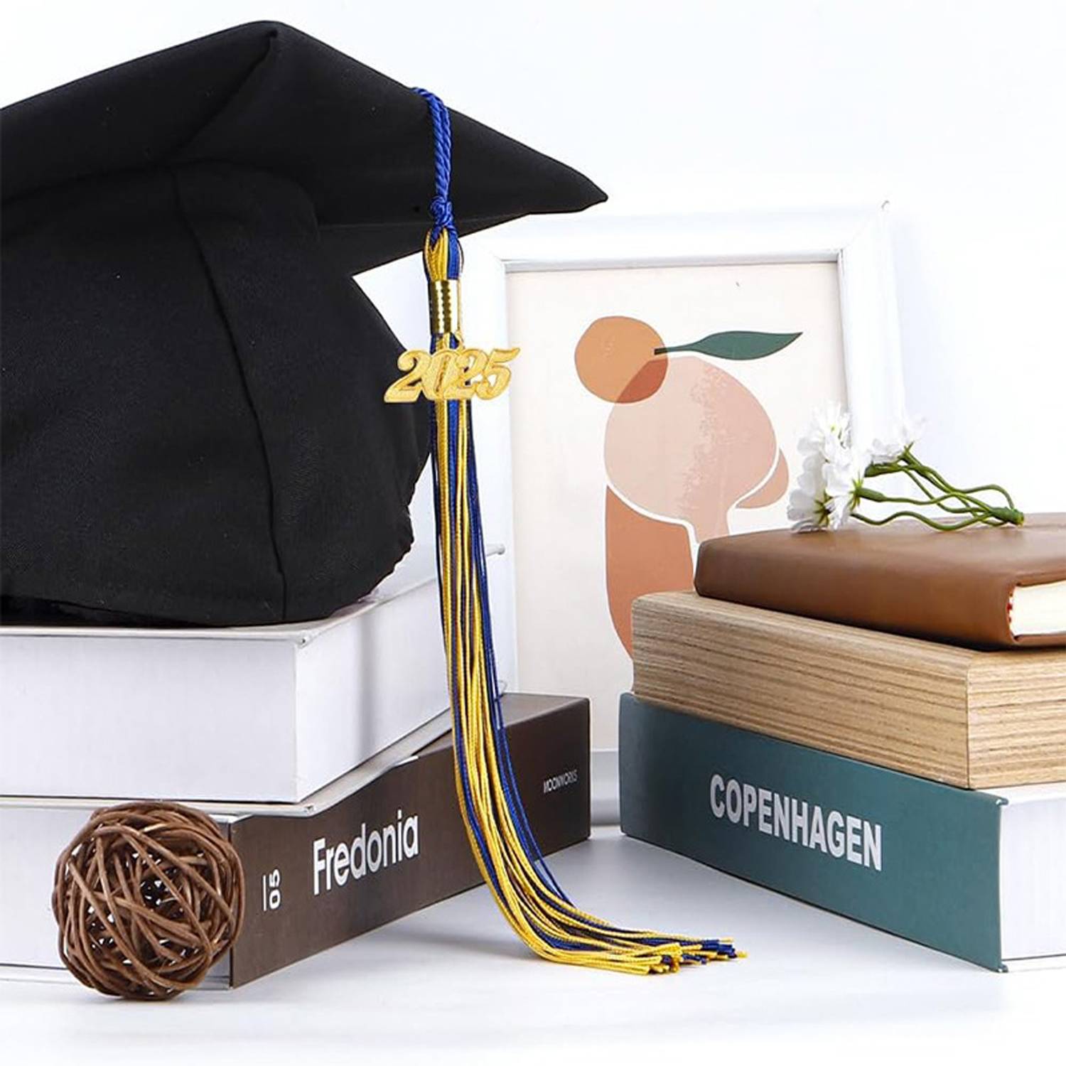 Graduation Tassels With Gold 2025 Year Charm Pendant - Image 13