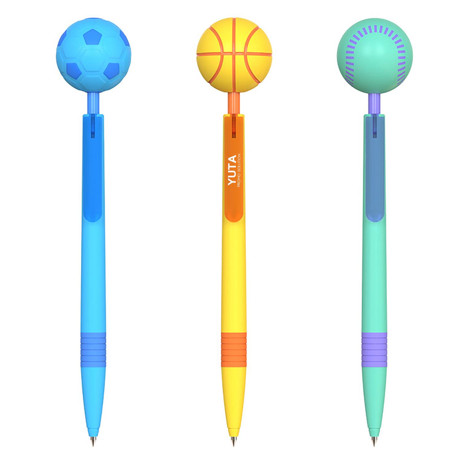 School Fun Soccer Pen With Retractable Feature