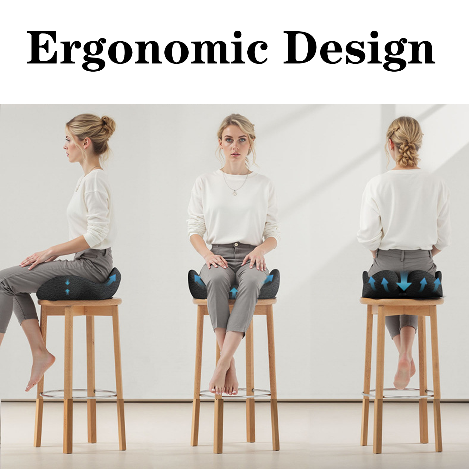 Memory Foam Cushion for Back Pain Relief - Image 3