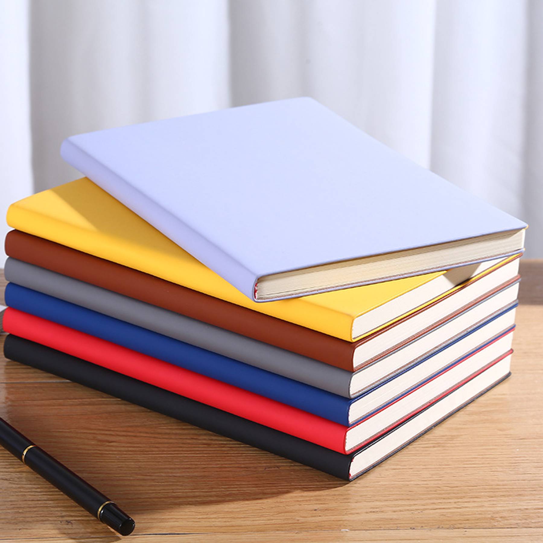 A5 Soft Leather Notebook Journal - Image 3