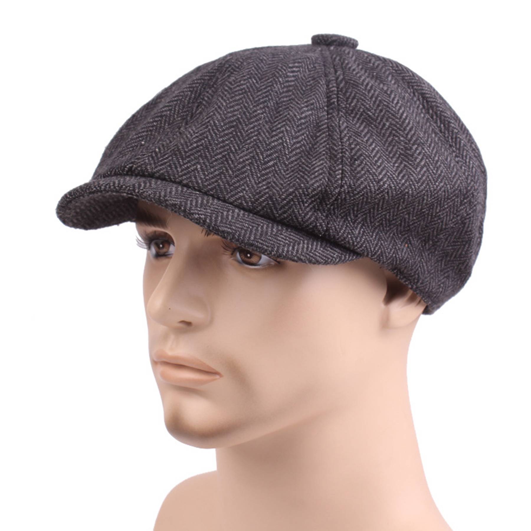 Cotton Flat Beret Cap Adjustable Size - Image 4