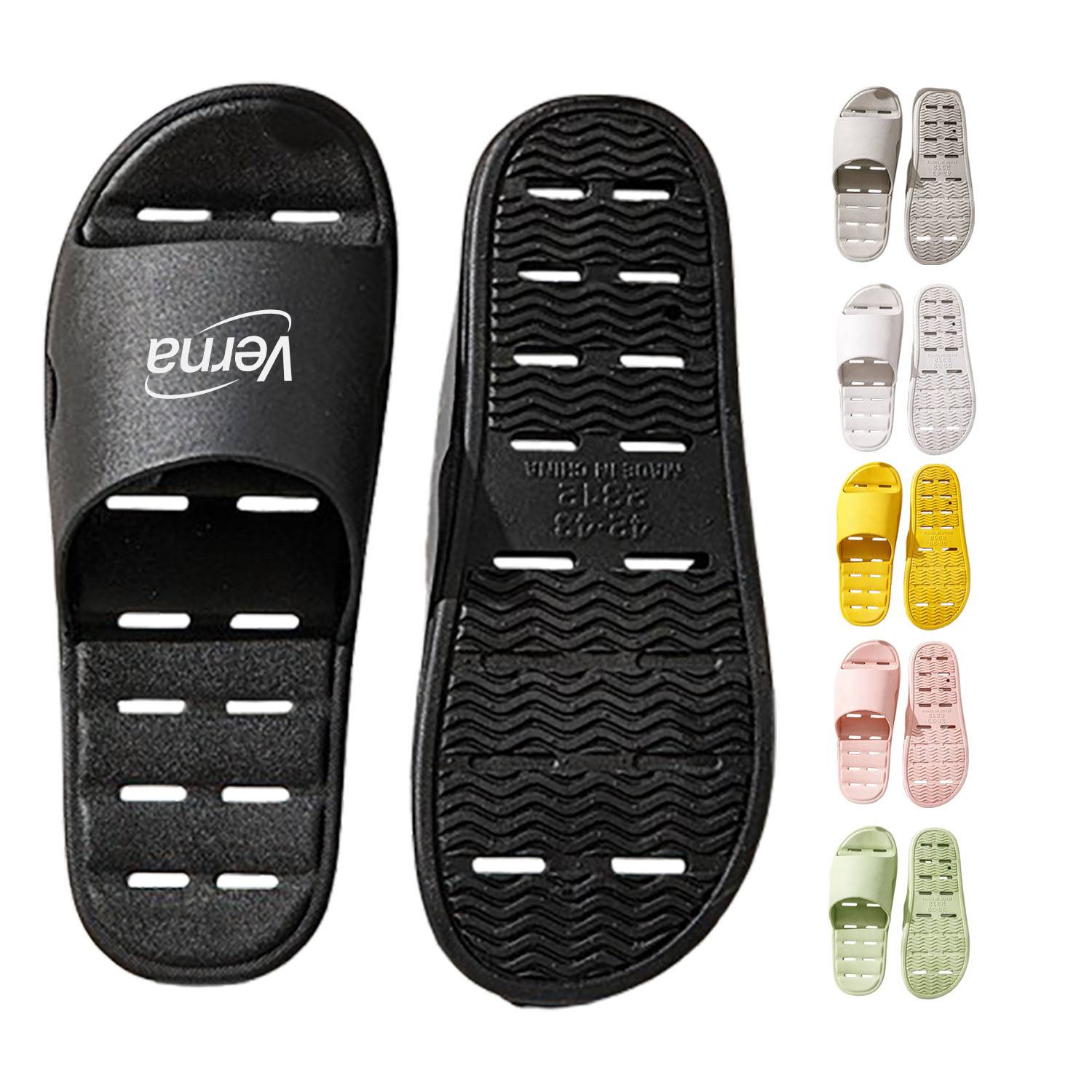 Anti-Slip Quick Drying Shower Slippers w/ Drain Holes
