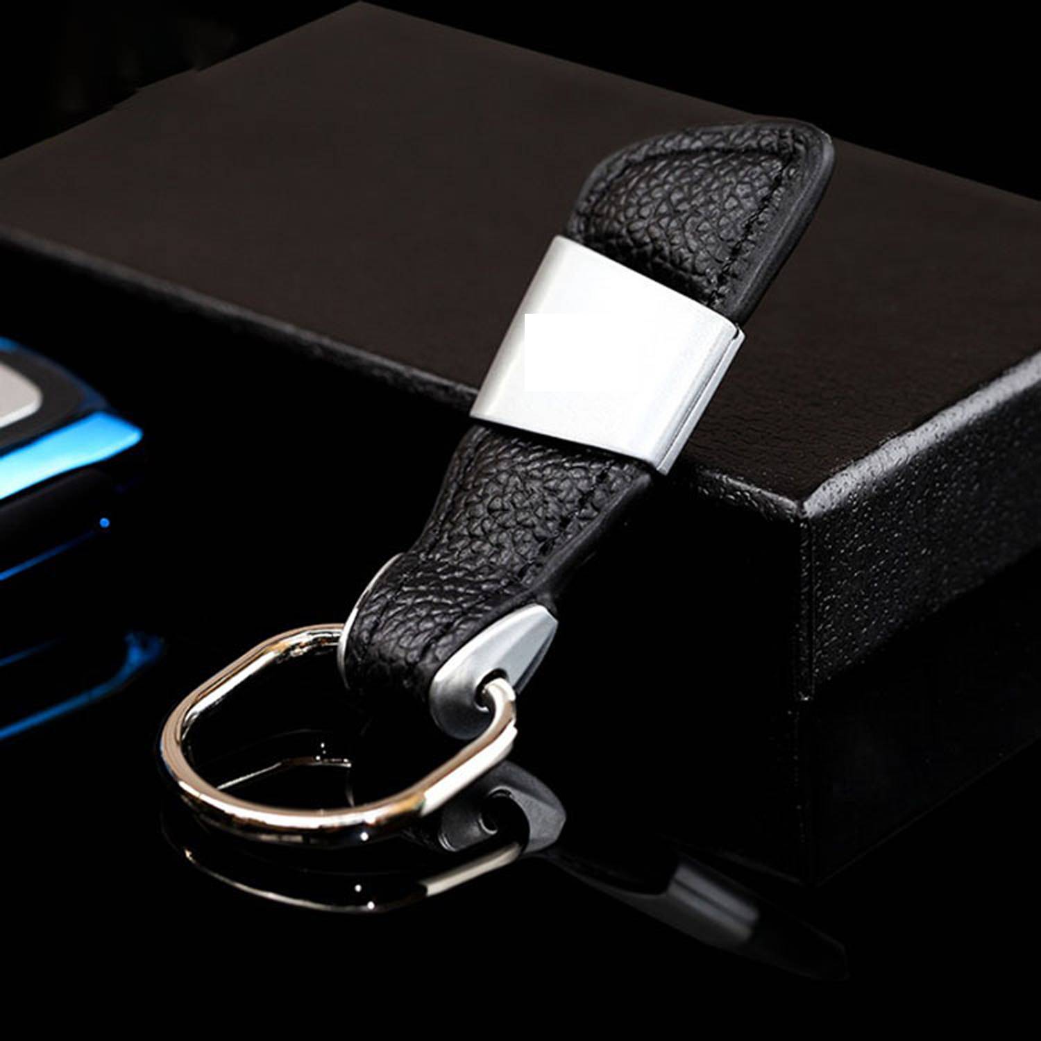 Genuine Leather Car Keychain - Image 3