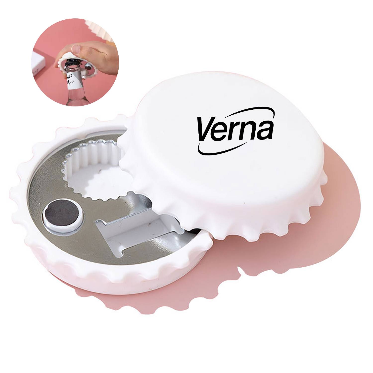 Magnetic Beer Cap Shape Bottle Opener