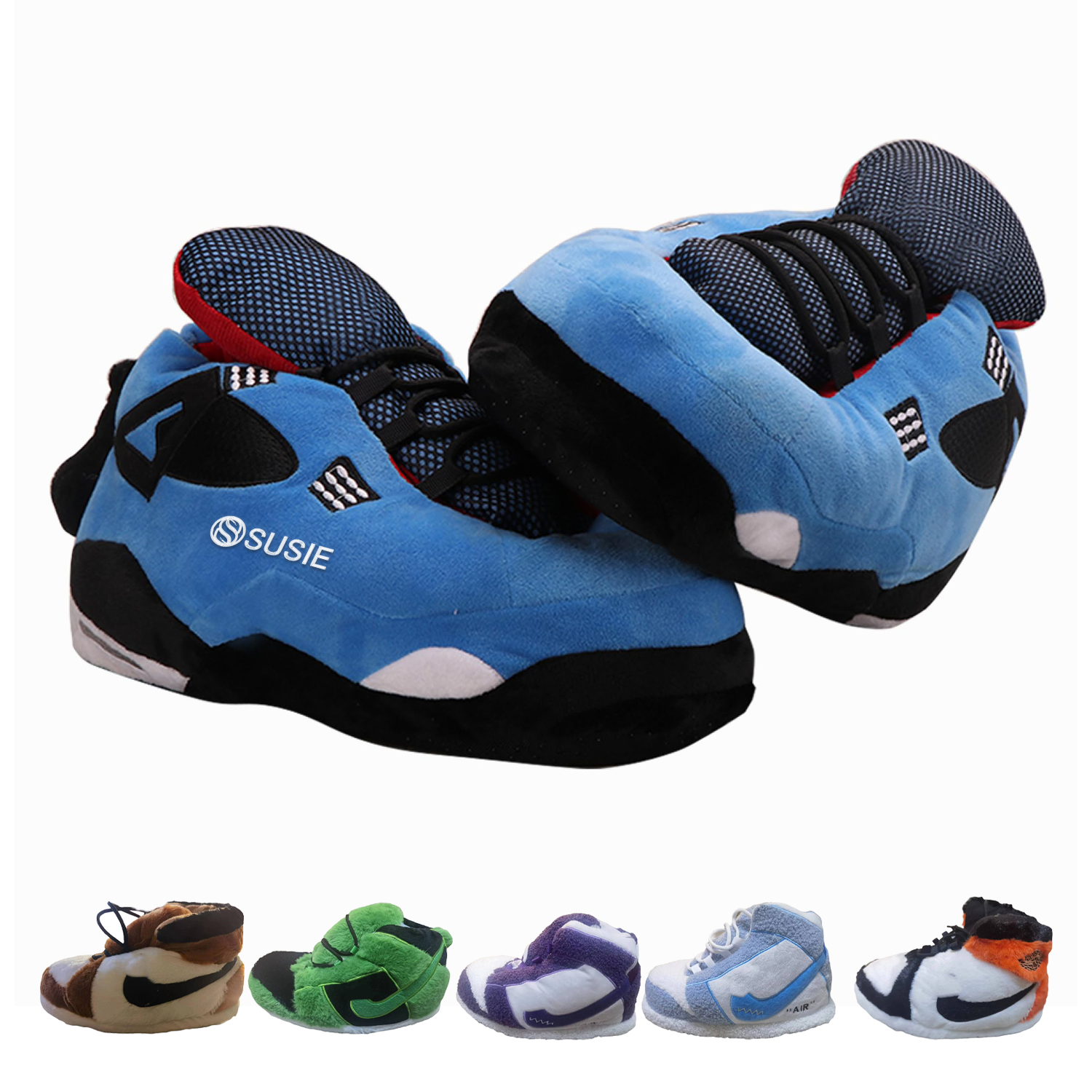 Warm Plush Sneaker Slippers