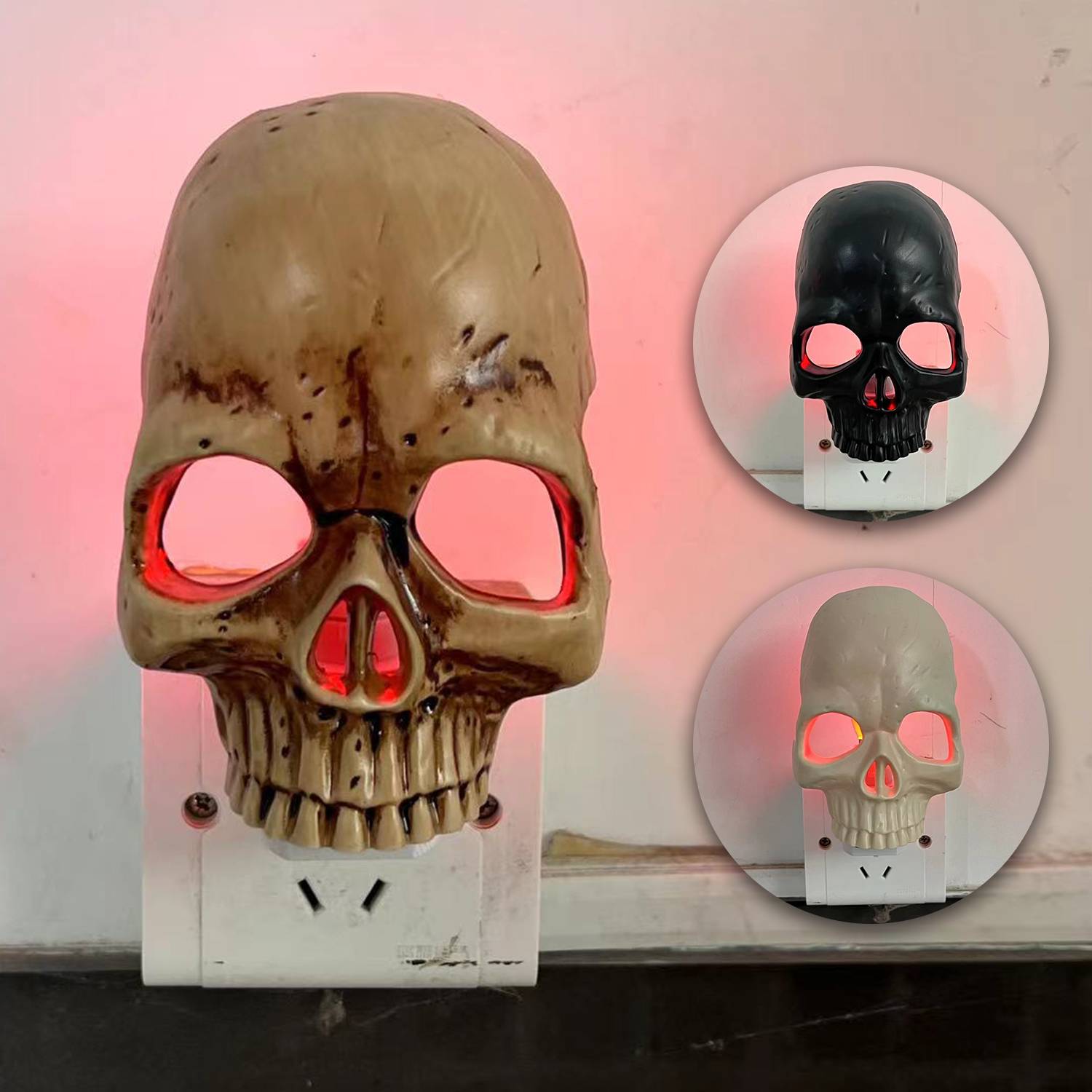 Halloween Skull Night Light