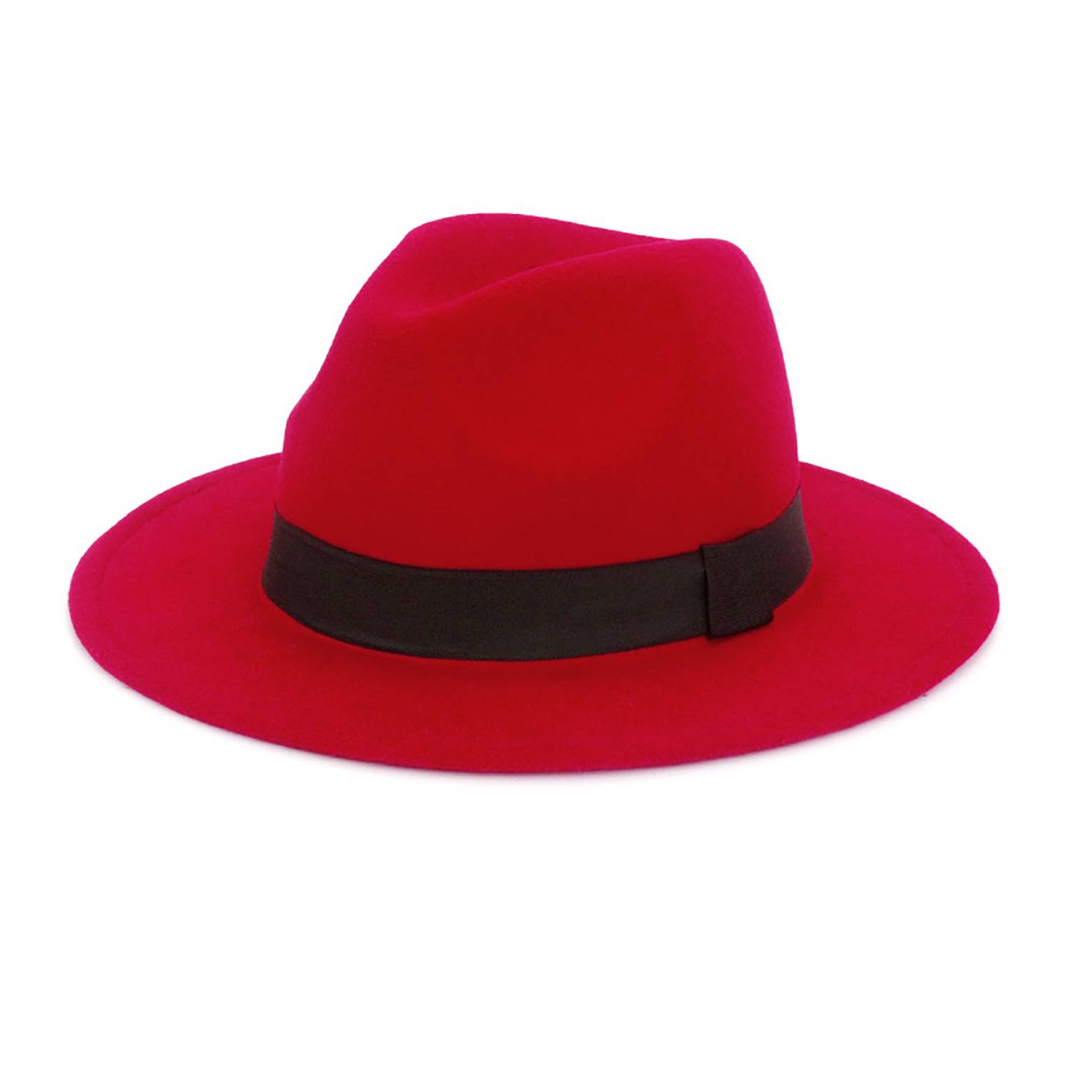 Unisex Vintage Wide Brim Fedora Hat - Image 8