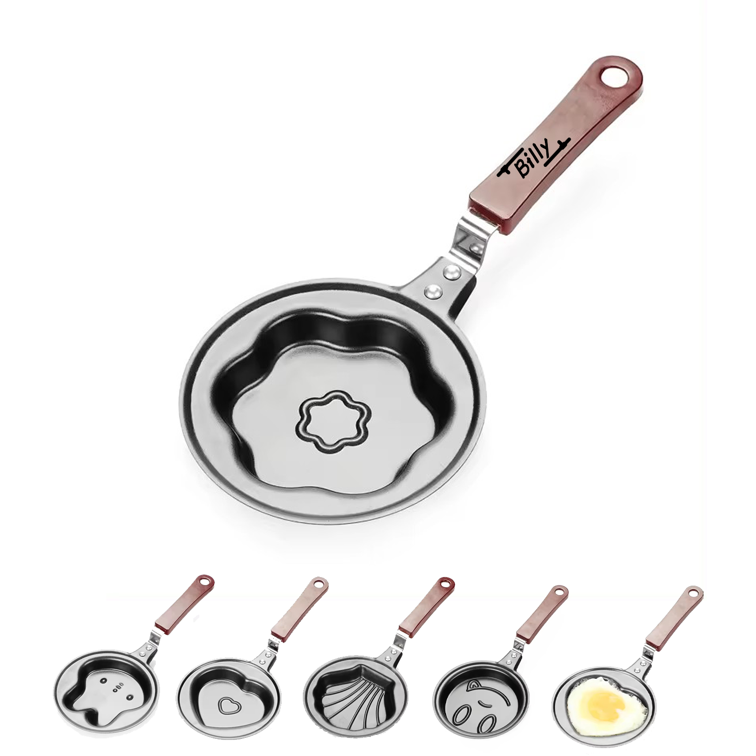 Heart Shaped DlY Mini Egg Fry Pan