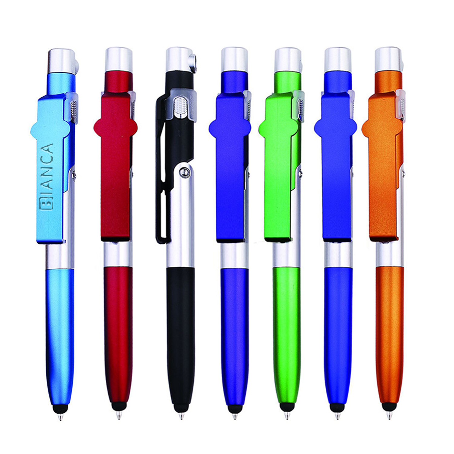 LED Phone Holder Touch Screen Capacitive Ballpoint Pens