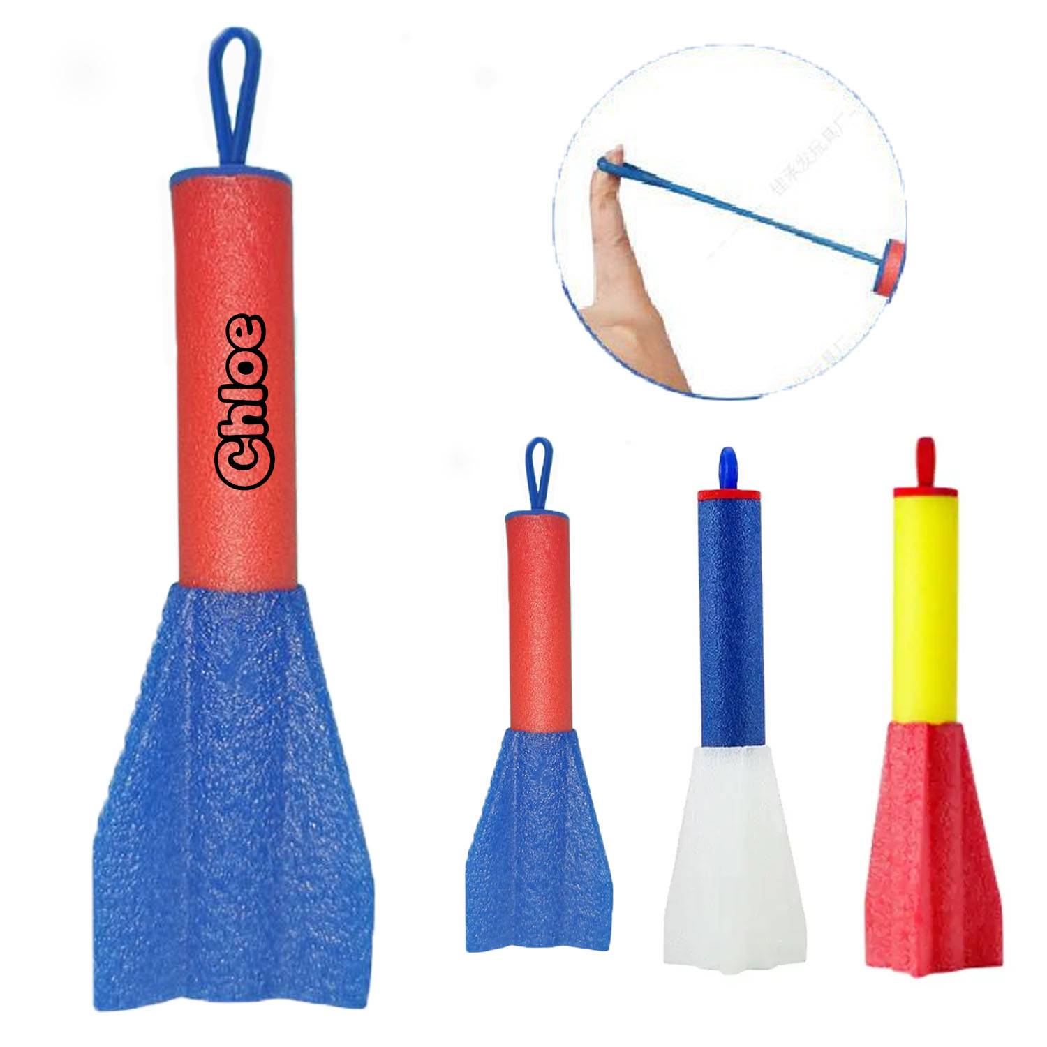 Light Up EVA Finger Rocket Slingshot Toy