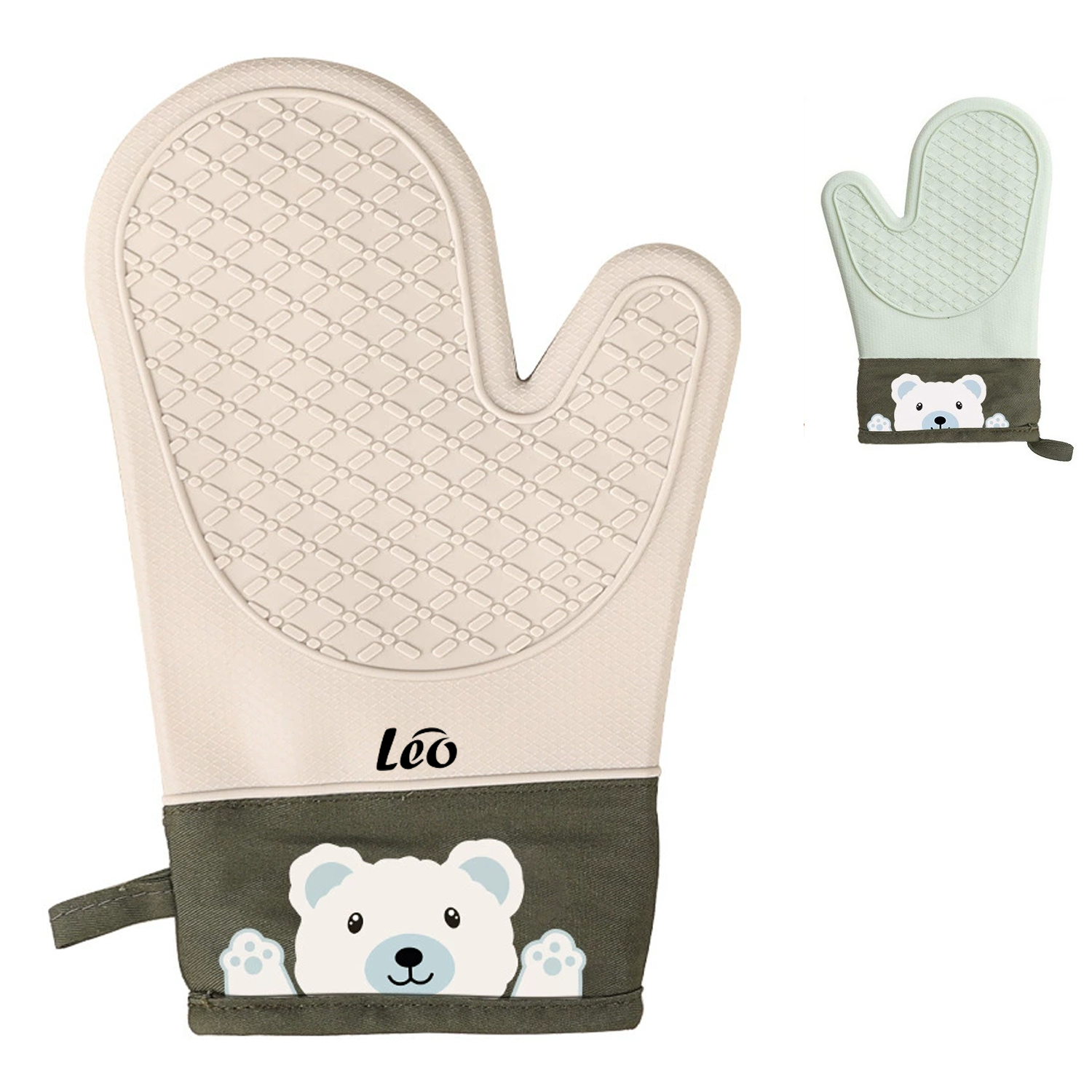 Heat-Resistant Thickened Non-Slip Silicone Oven Gloves