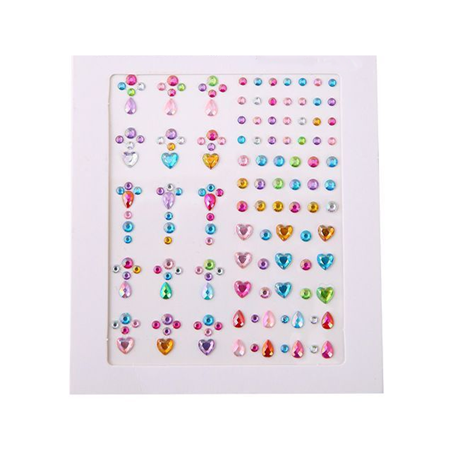Holographic Self Adhesive Face Jewels Stickers - Image 3