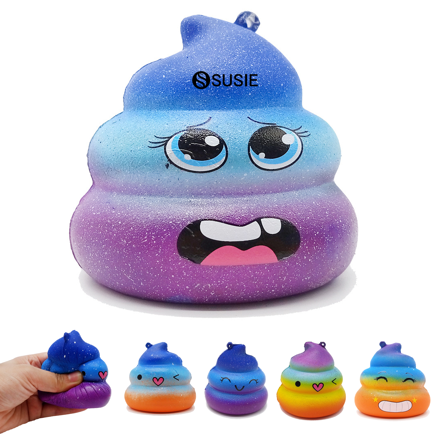 Mini Slow Rising Stress Relief Squeeze poo Toys