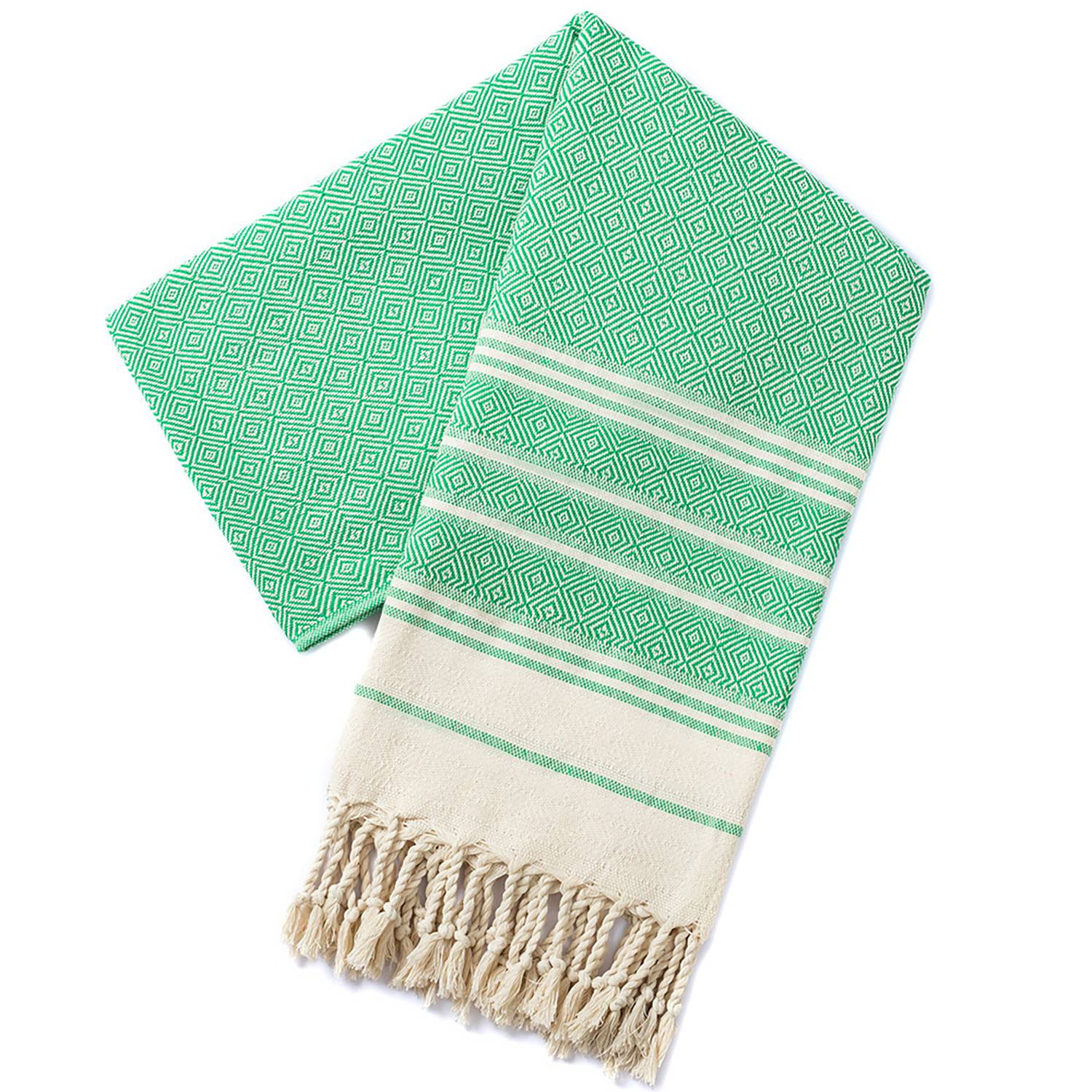 Lightweight Quick-Dry Tassel Cotton Beach Towel - Image 9