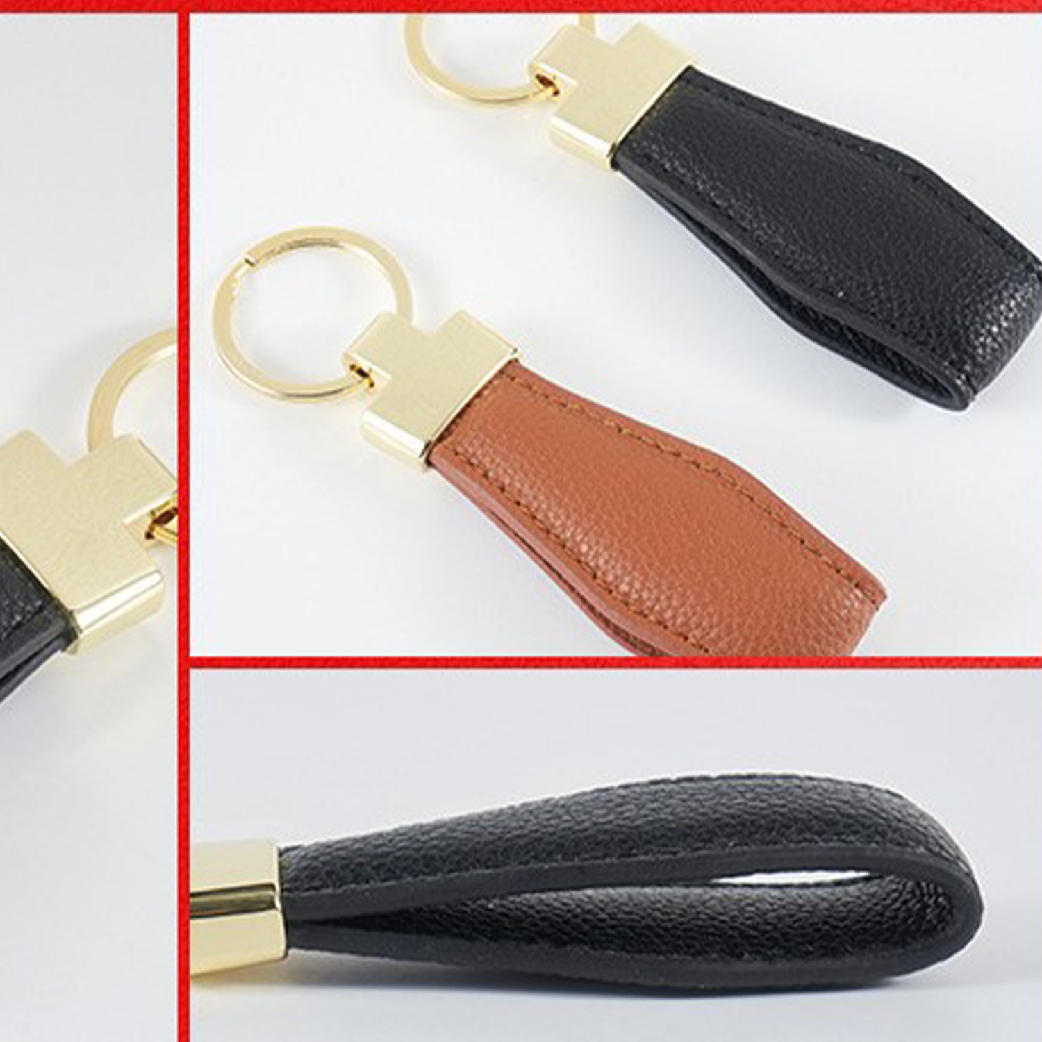 PU Leather Car Keychain - Image 6