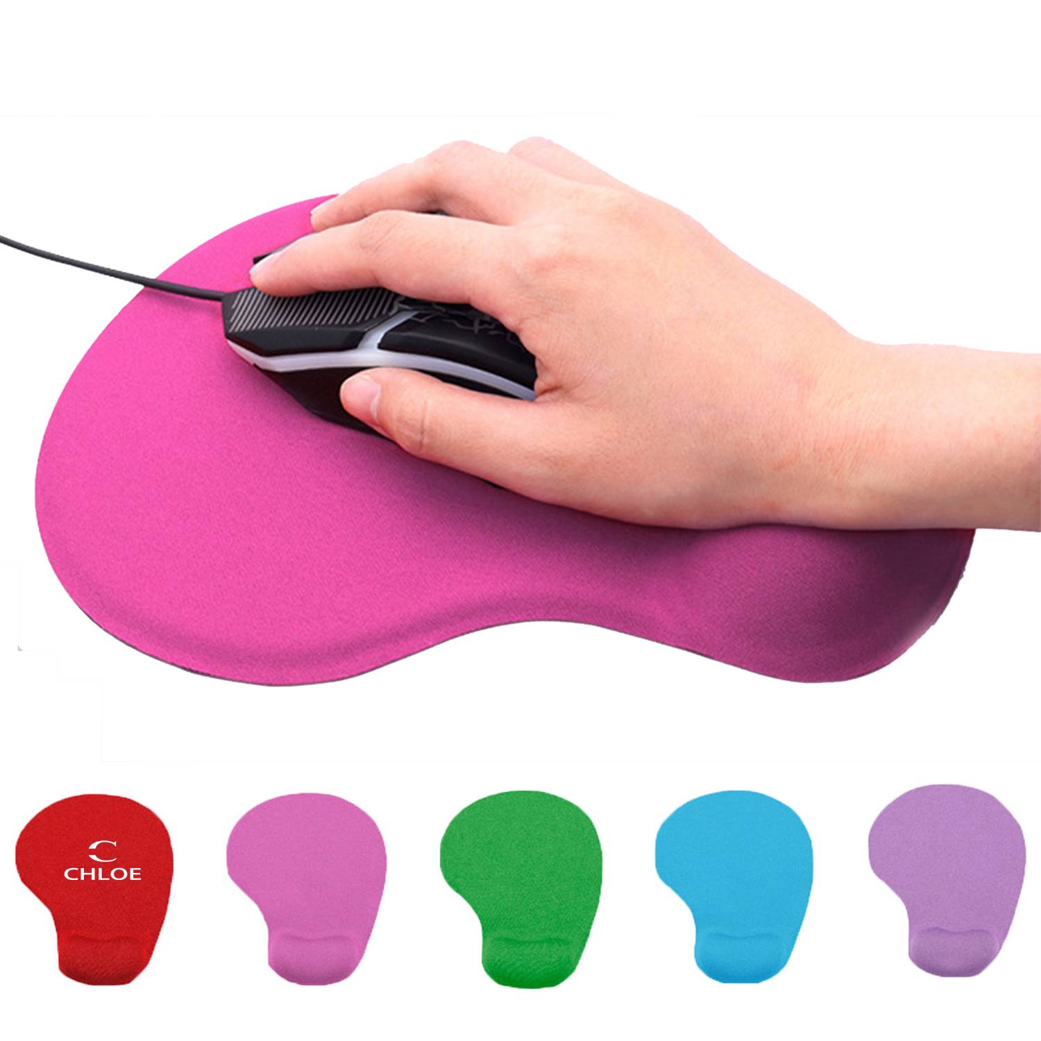 Silicone wrist guard mouse pad