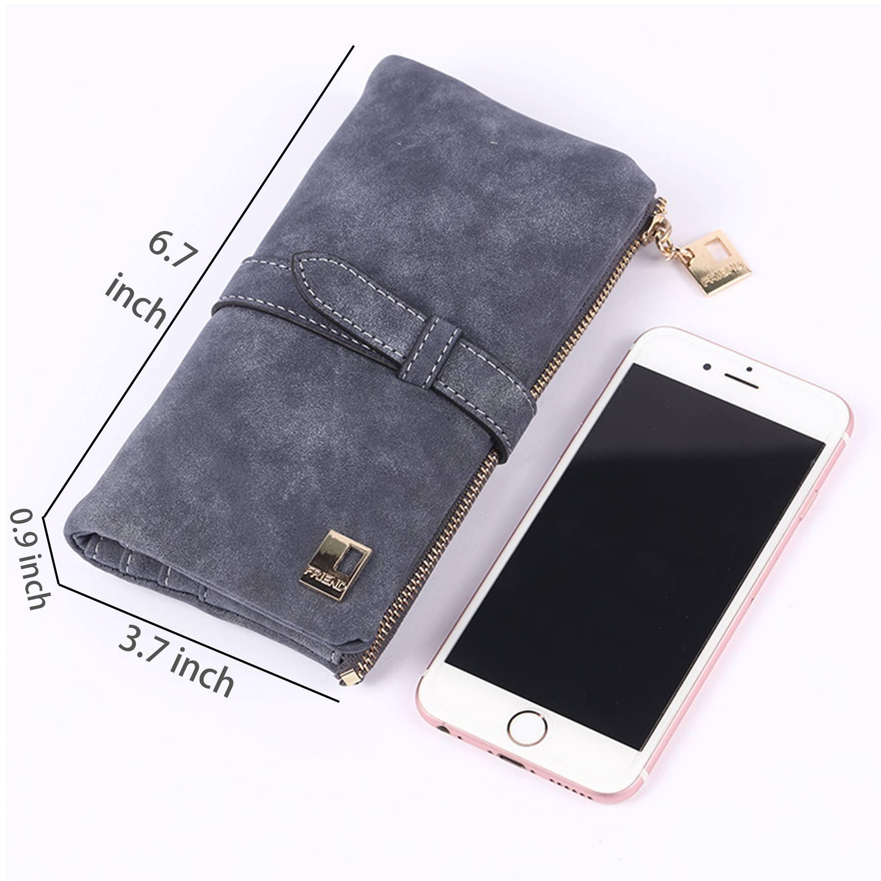 PU Leather Buckle Wallet Purse - Image 7