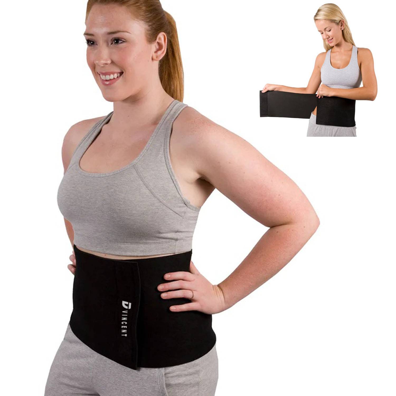 Adjustable Rubber Waist Trimmer Belt for Workouts