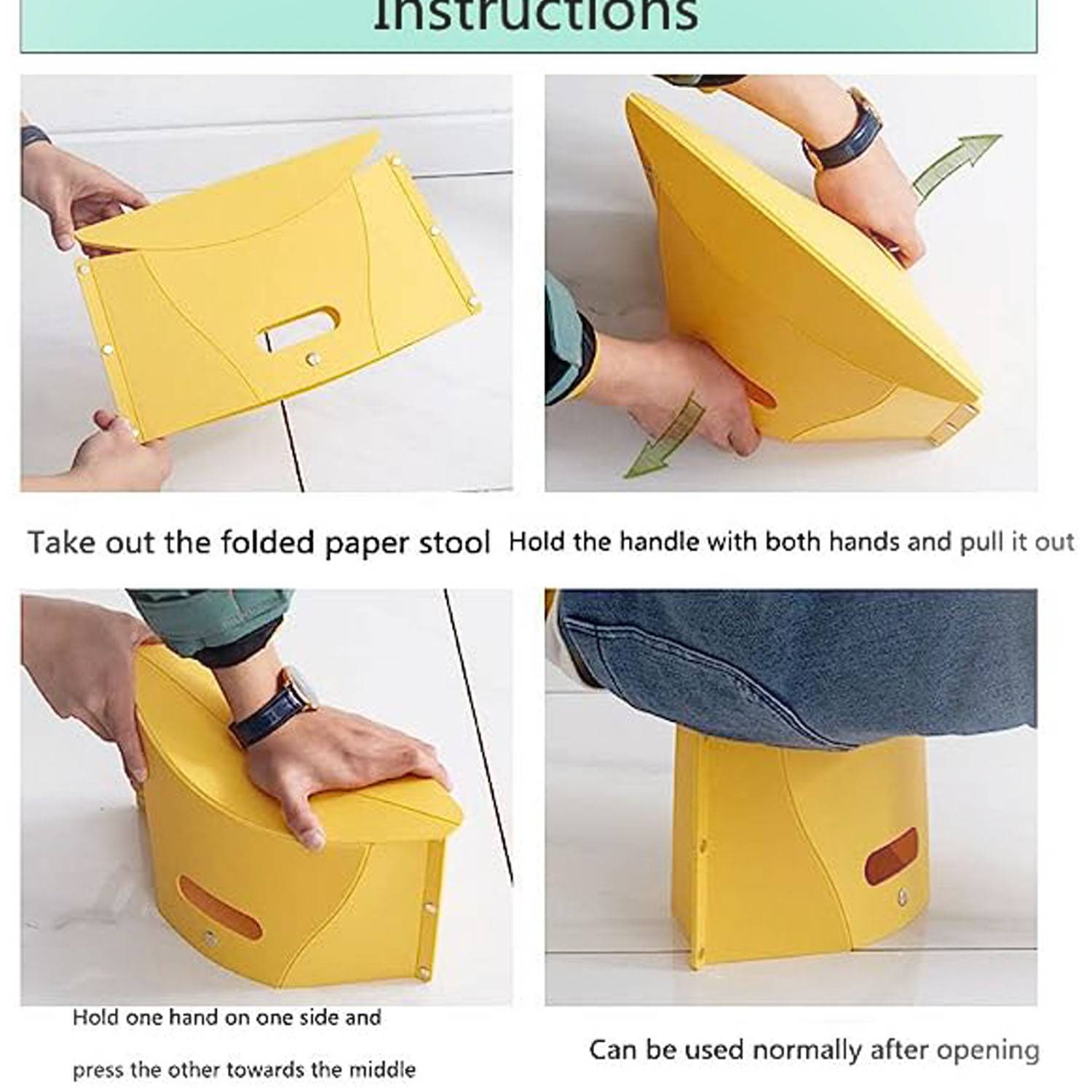 Portable Folding Step Stool - Image 3