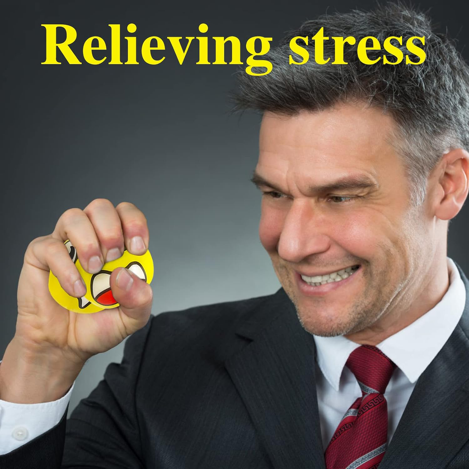 Children's PU Soft Emoji Stress Relief Squeeze Ball - Image 7