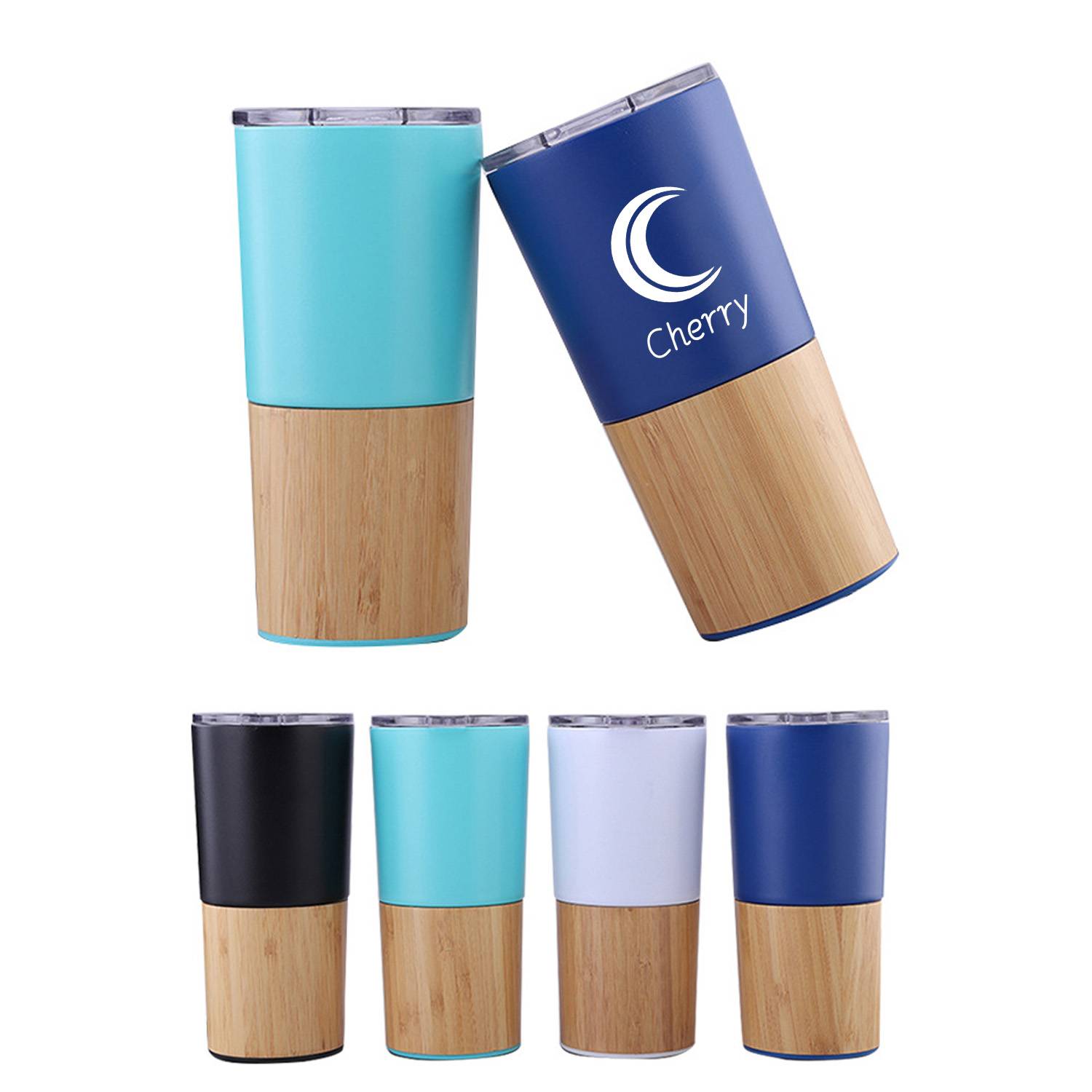 20Oz Wooden Stainless Steel Insulated Water Bottle